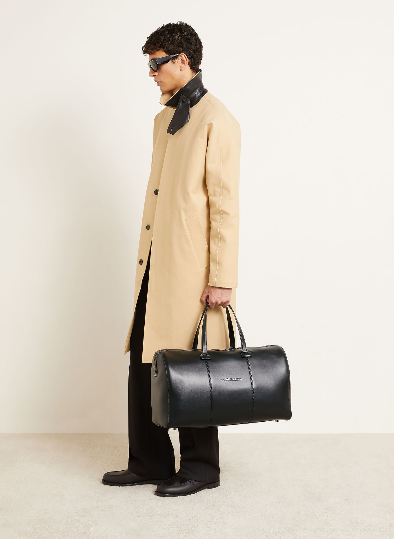 Christian Louboutin Geantă de călătorie TACTICAL: NEGRU