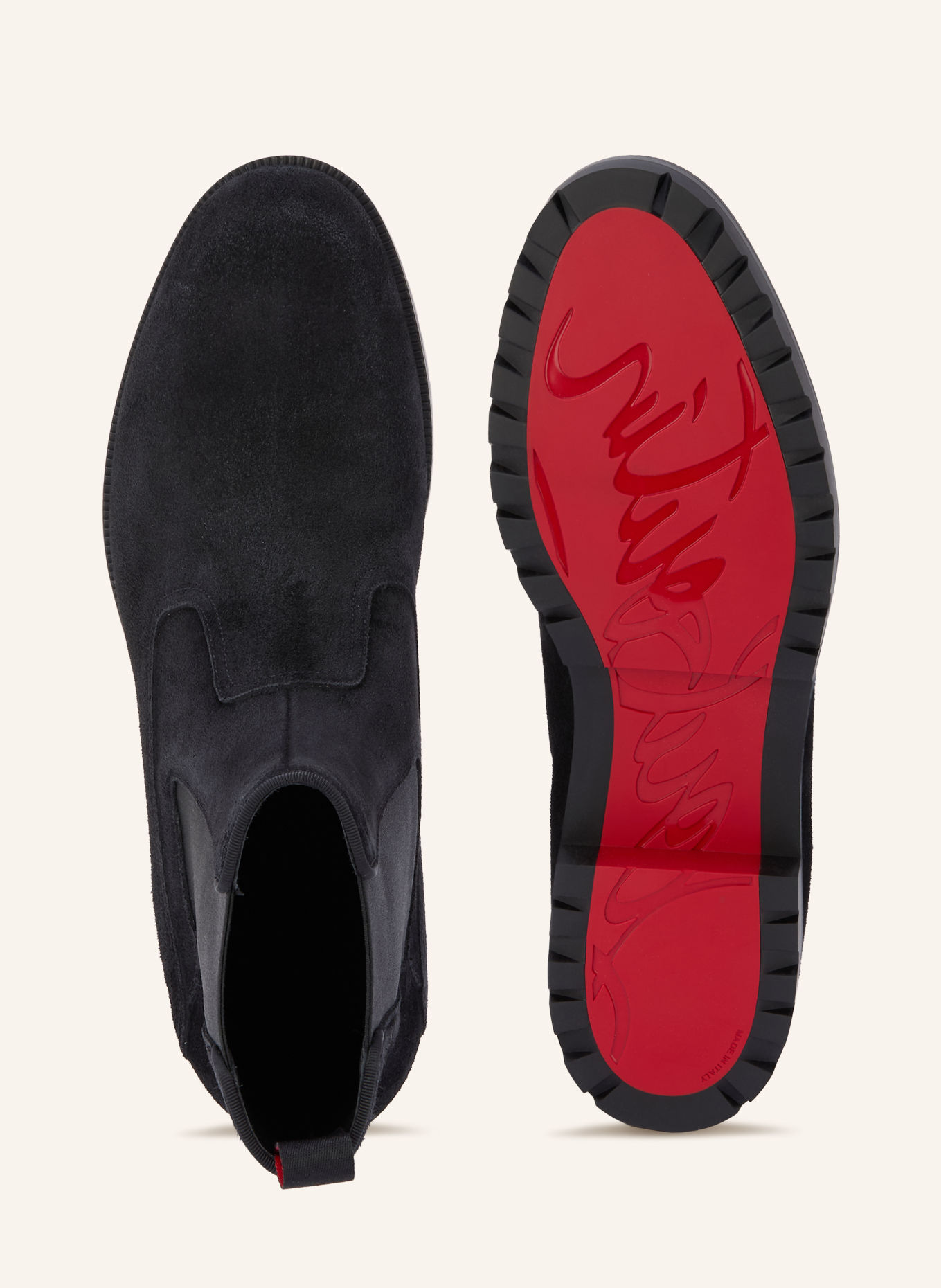 Christian Louboutin Chelsea boots CAVERNOS: ZWART