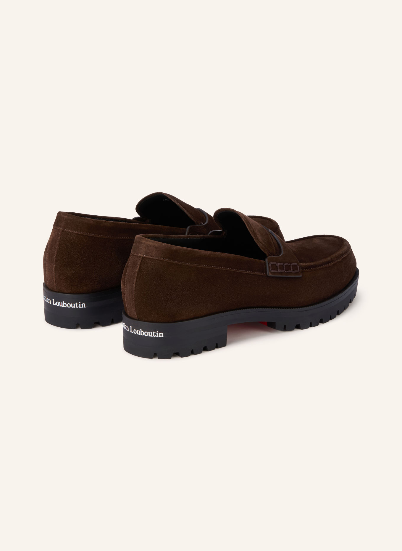 Christian Louboutin CAVAVIN Loafers: DARK BROWN