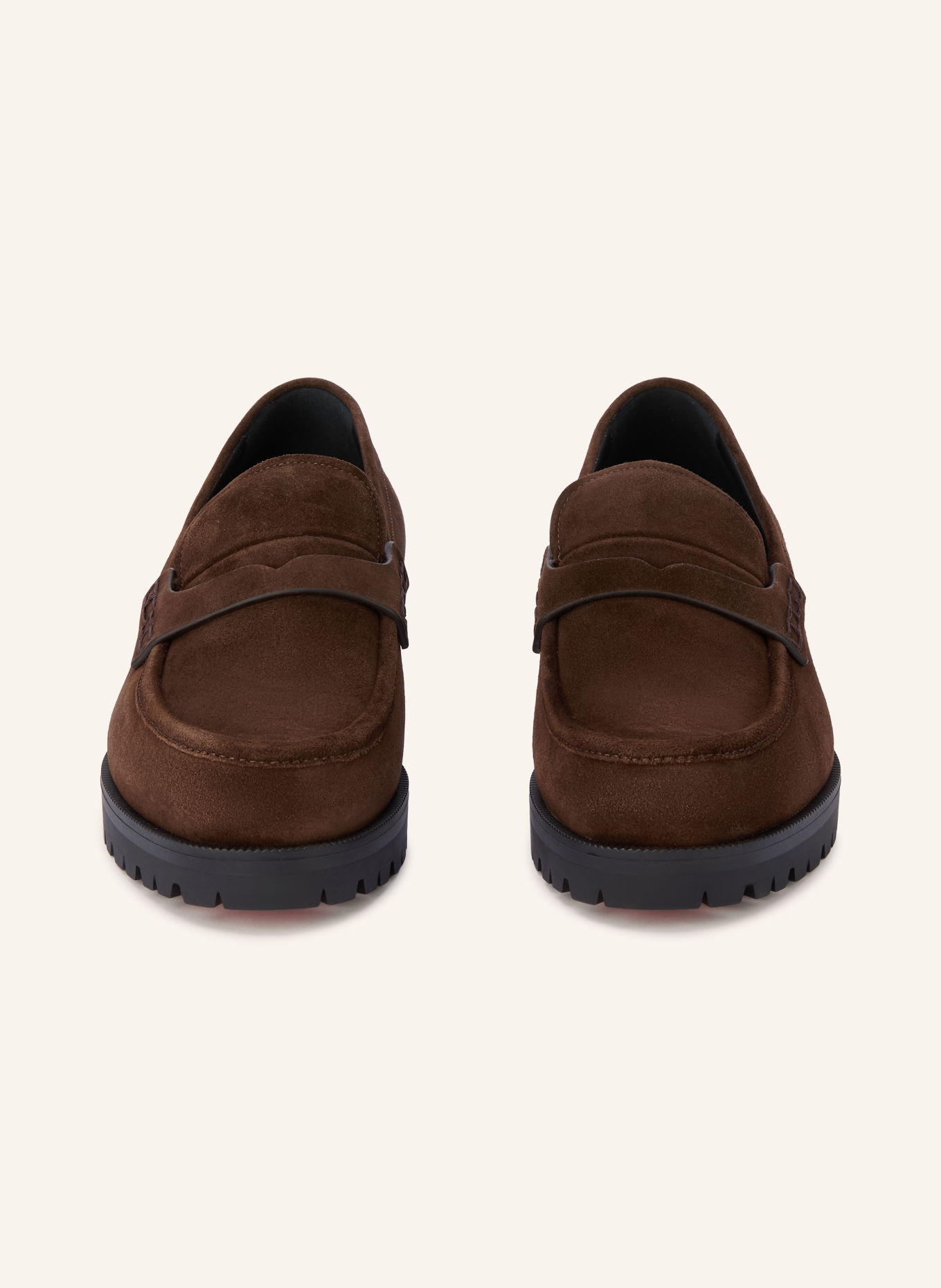 Christian Louboutin CAVAVIN Loafers: DARK BROWN