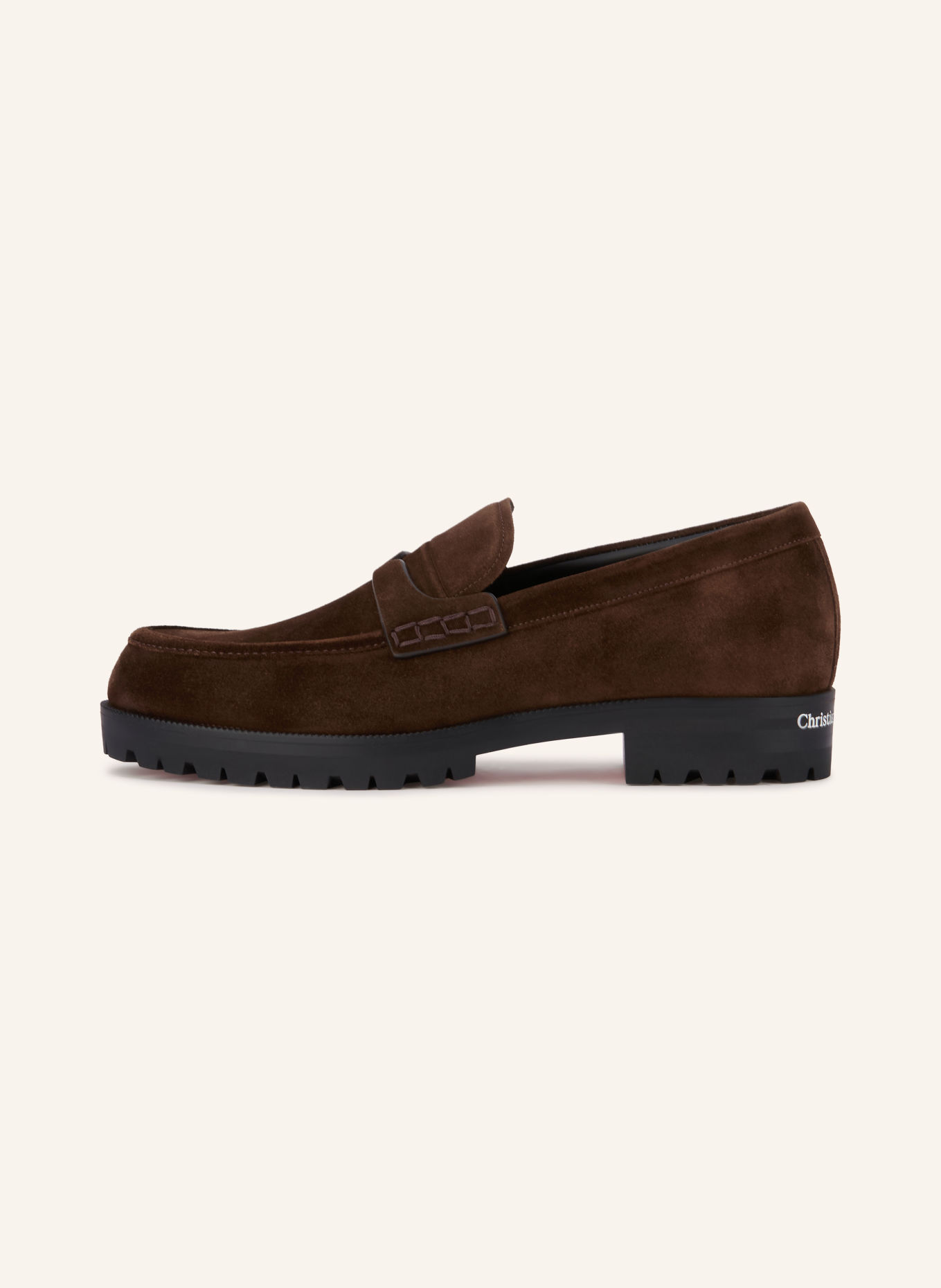 Christian Louboutin CAVAVIN Loafers: DARK BROWN