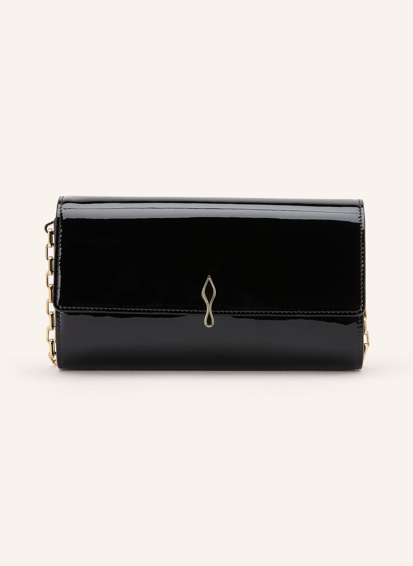 Christian Louboutin Schoudertas BETTINA: ZWART / GOUD