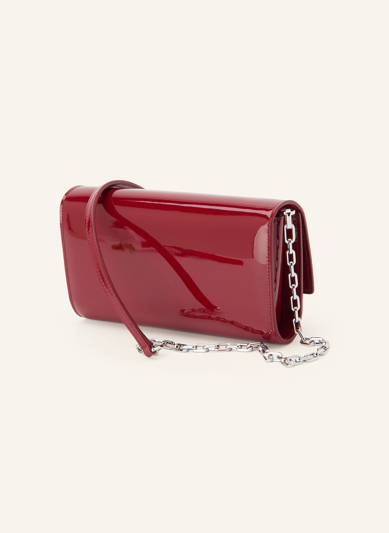Christian Louboutin Listonoszka BETTINA: CZERWONY / SREBRNY