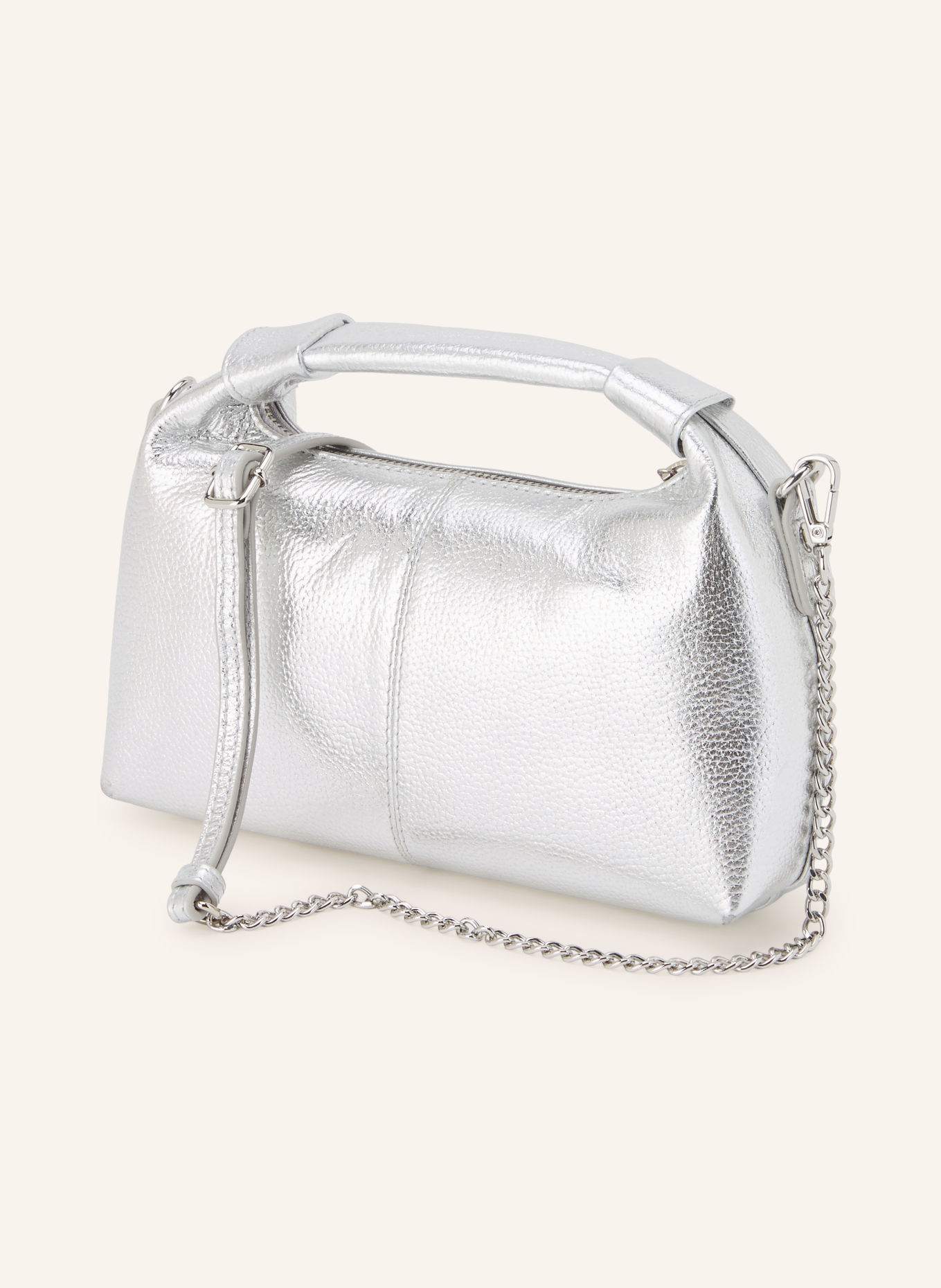 NÚNOO Handtas DANDY MINI: ZILVER