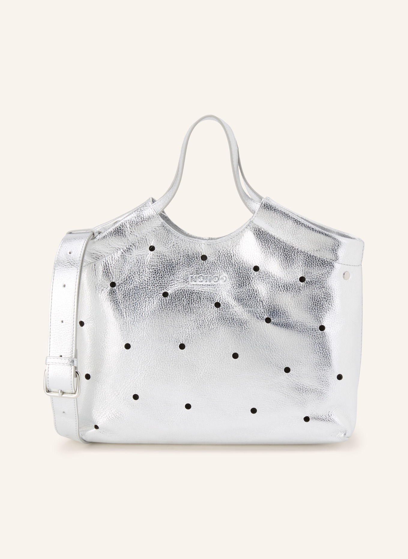 NÚNOO BELLIS SMALL Handbag: SILVER