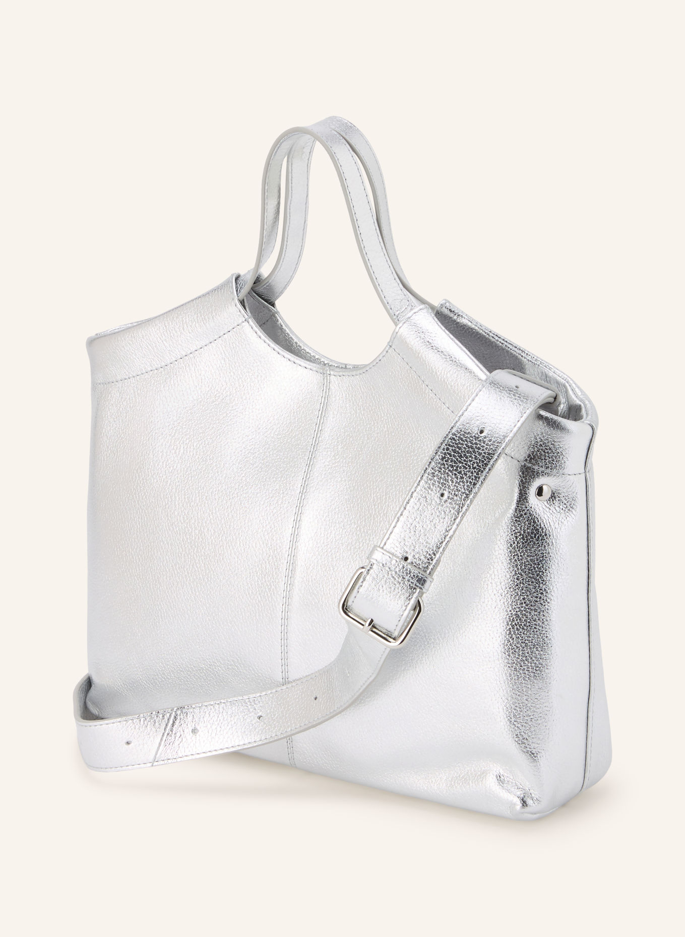 NÚNOO BELLIS SMALL Handbag: SILVER