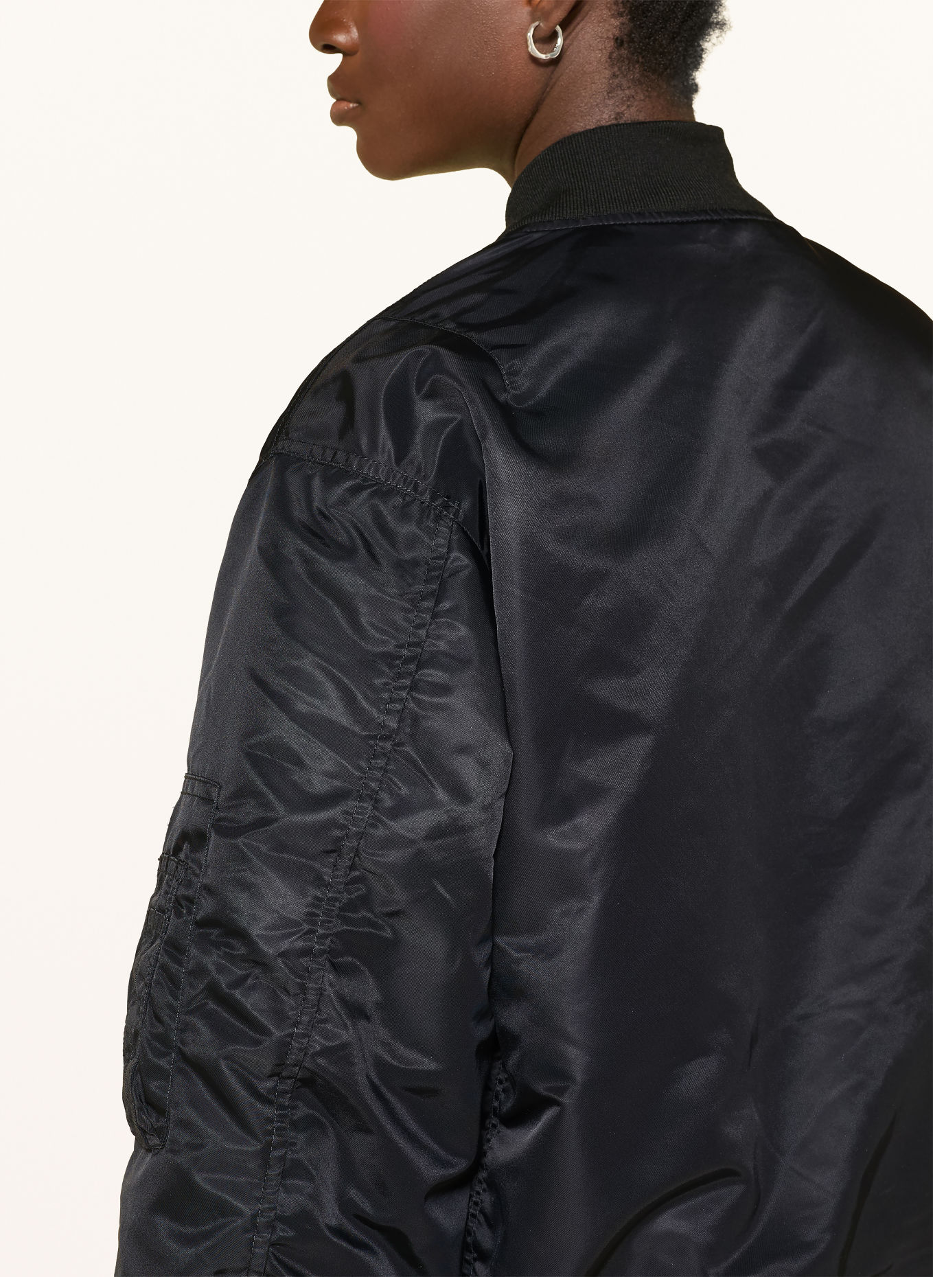 Schott NYC Blouson mit abnehmbarer Kapuze: SCHWARZ