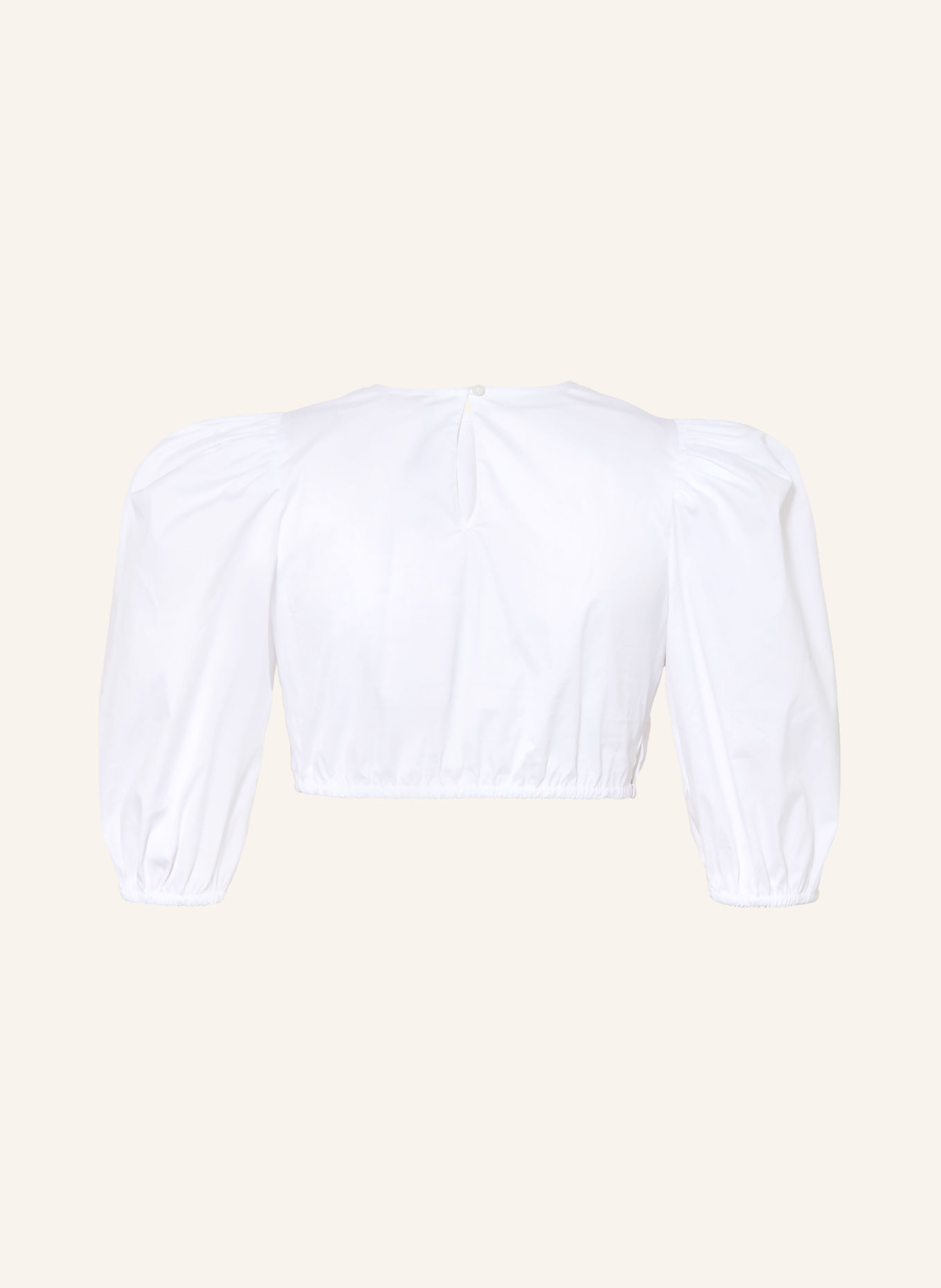 RIANI Blouse Dirndl à manches 3/4: BLANC