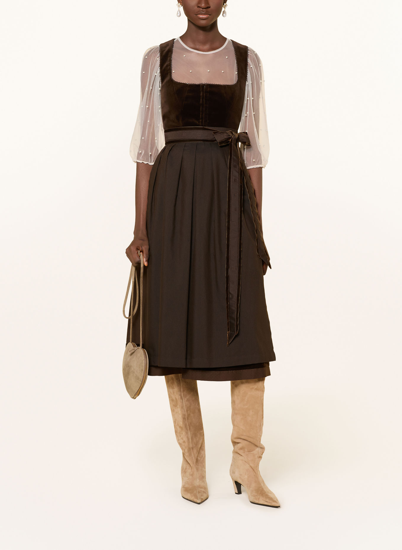 RIANI Dirndl: MARO ÎNCHIS