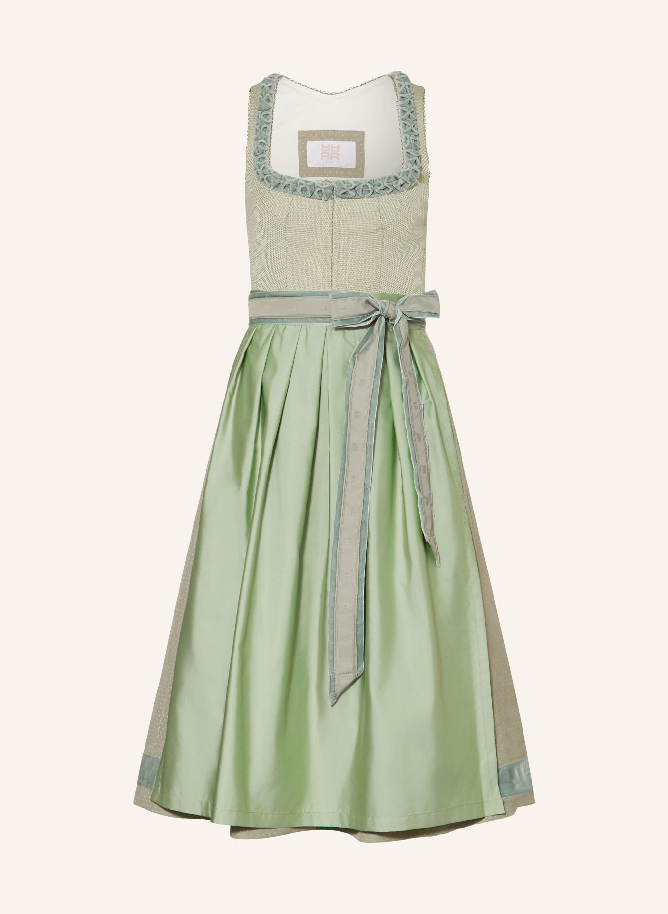 RIANI Dirndl: VERDE DESCHIS / KAKI