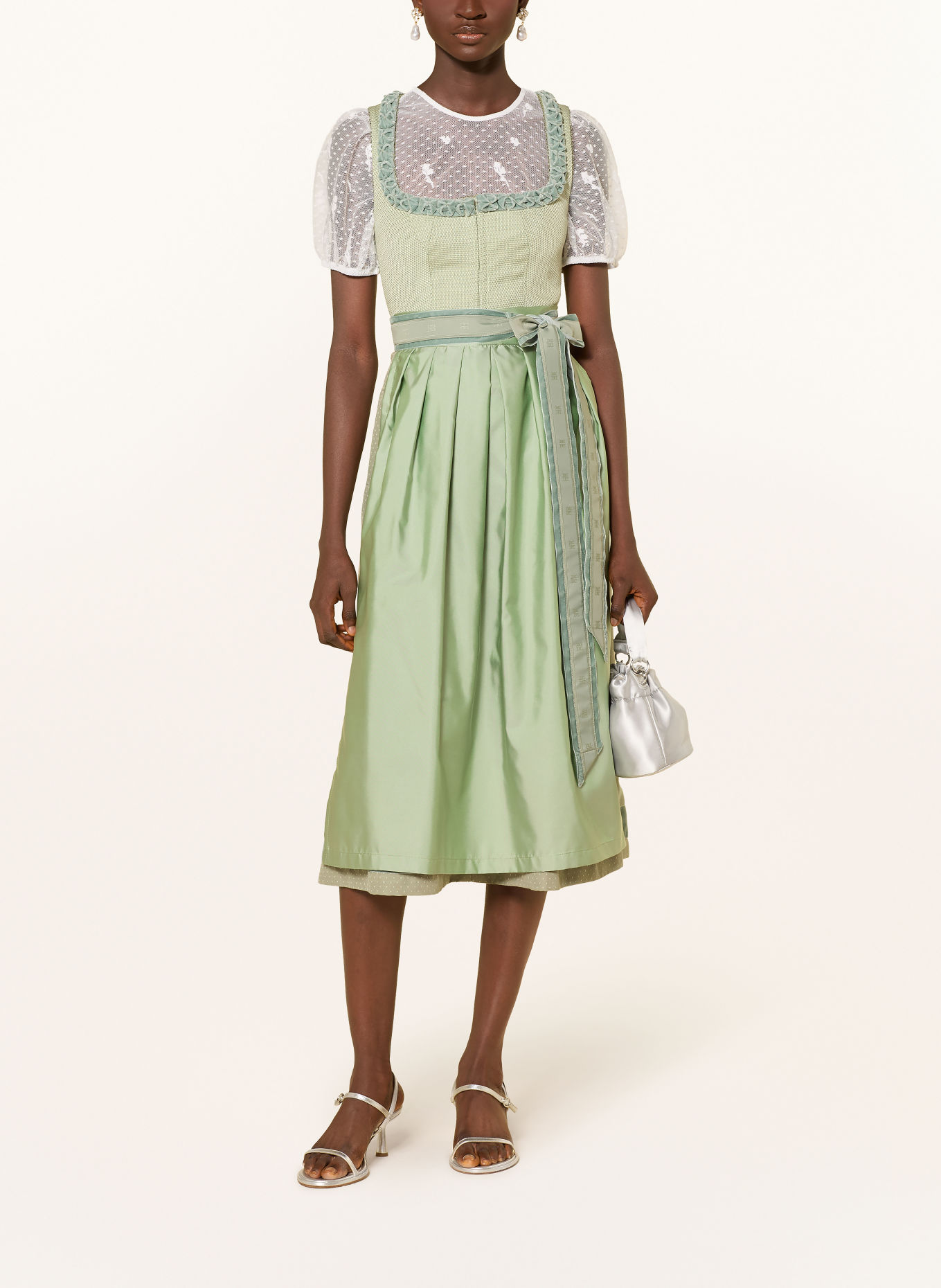 RIANI Dirndl-bluse i tyl: HVID