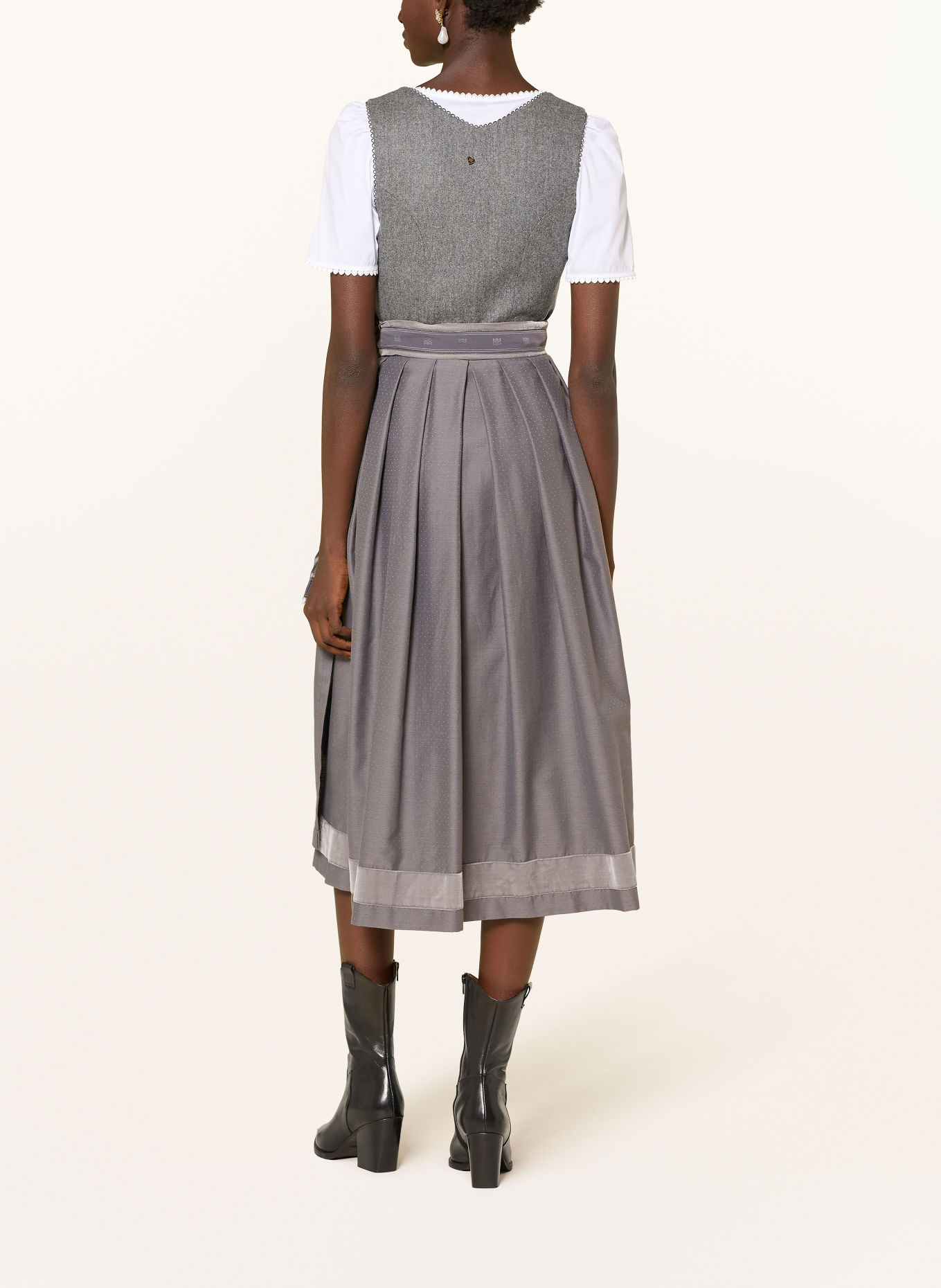 RIANI Dirndl: GRI / AUR