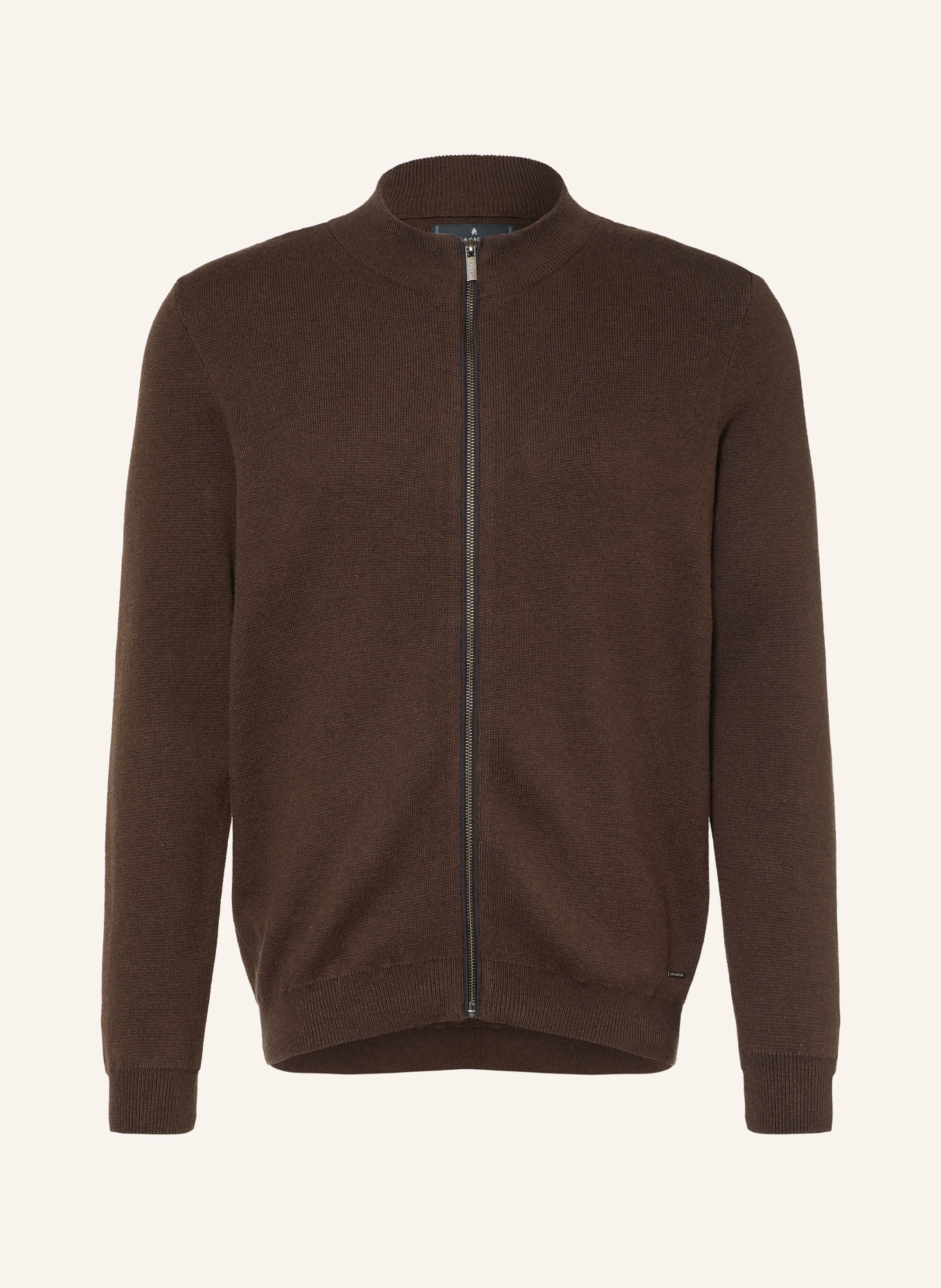 RAGMAN Cardigan: DARK BROWN