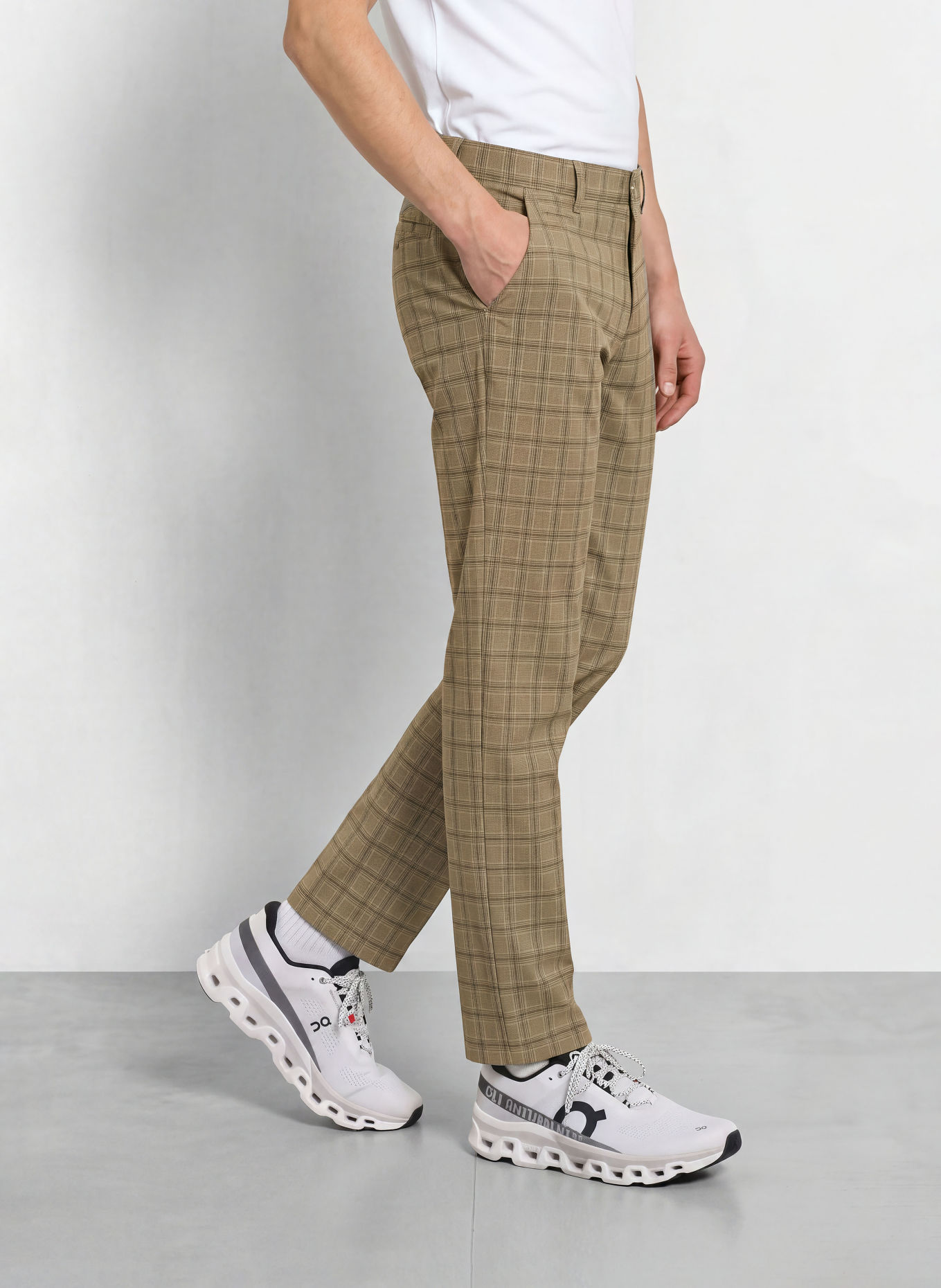 ALBERTO Golfbroek ROOKIE REVOLUTIONAL© CHECK WR: LICHTGROEN / DONKERGRIJS / DONKERGROEN