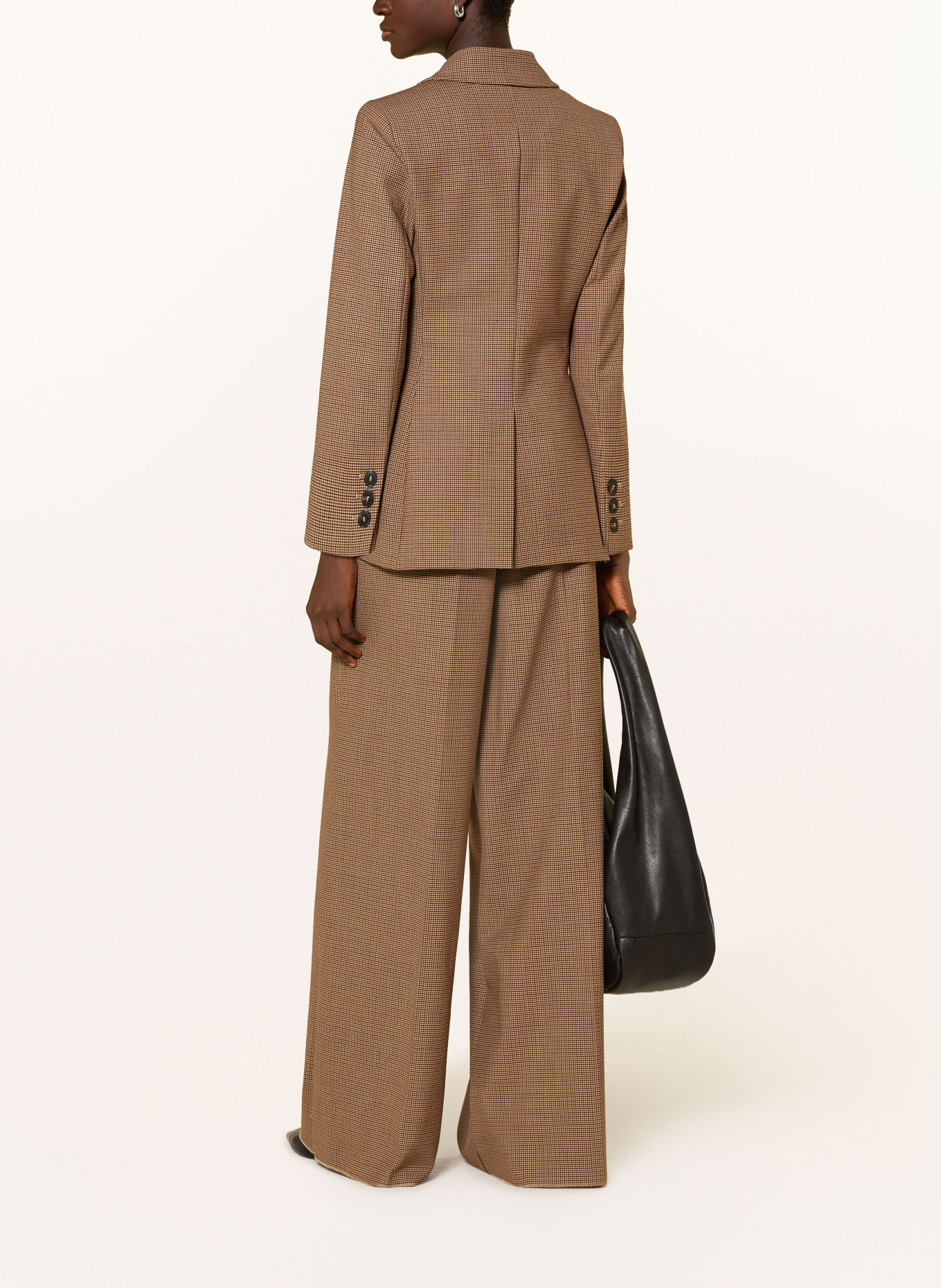MARELLA Marlene-bukser MLLGHINEA: KAMEL / COGNAC / SORT