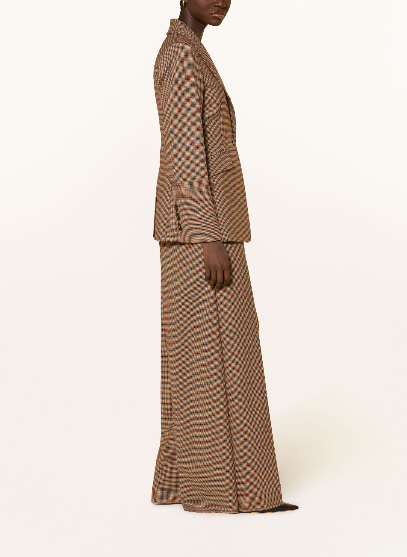 MARELLA Marlene-bukser MLLGHINEA: KAMEL / COGNAC / SORT