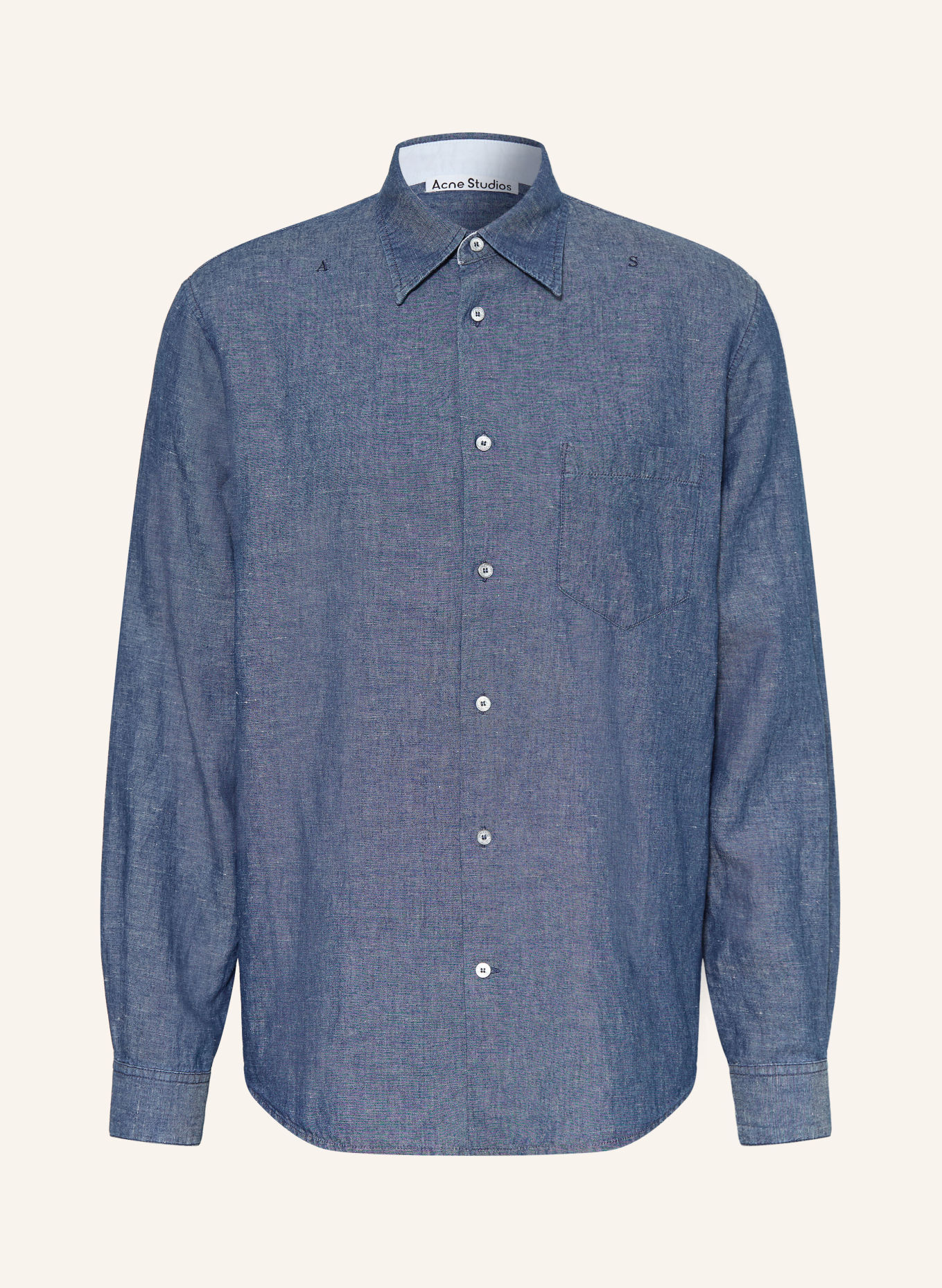 Acne Studios Jeanshemd Comfort Fit: BLAU