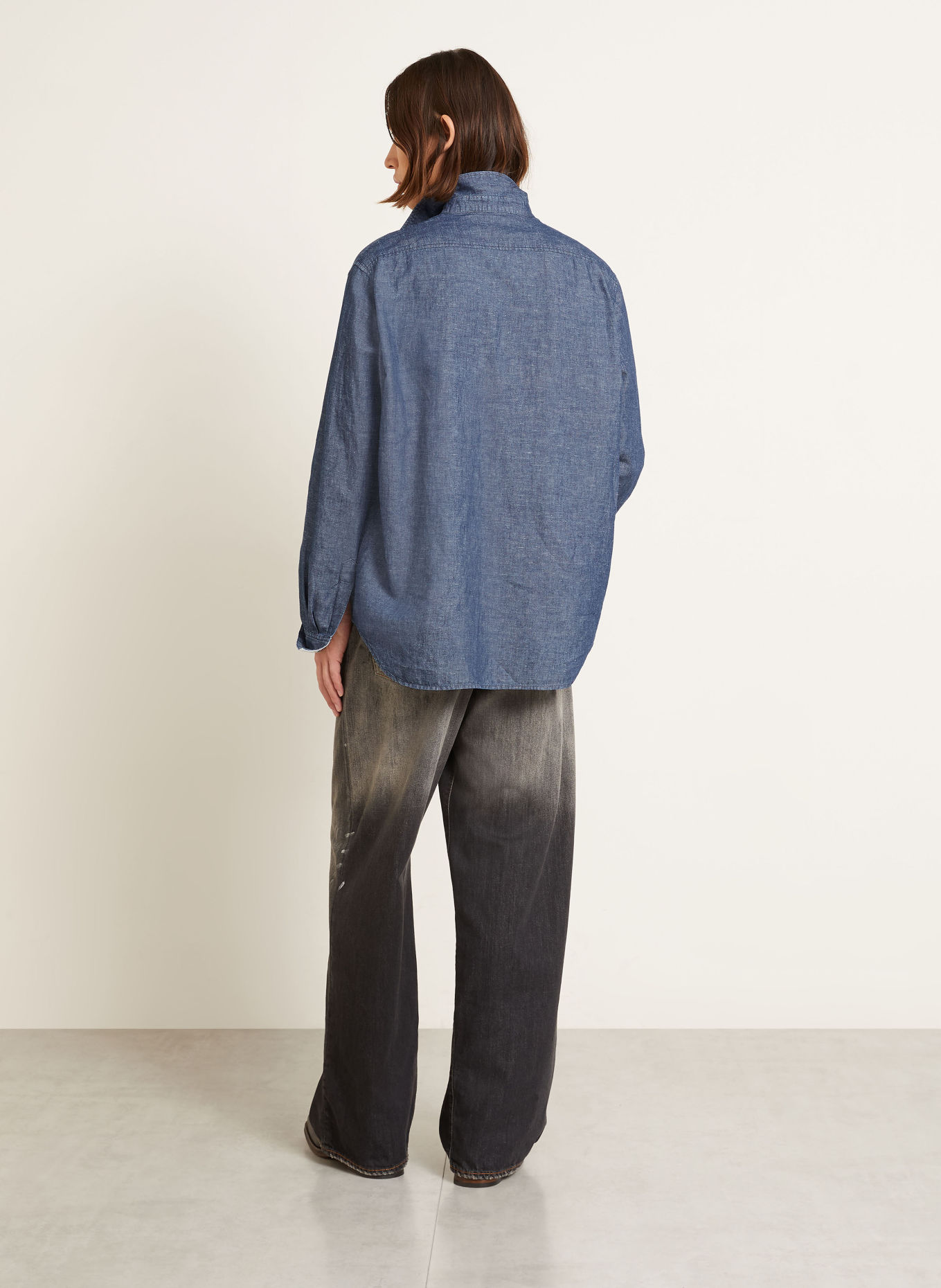 Acne Studios Jeanshemd Comfort Fit: BLAU