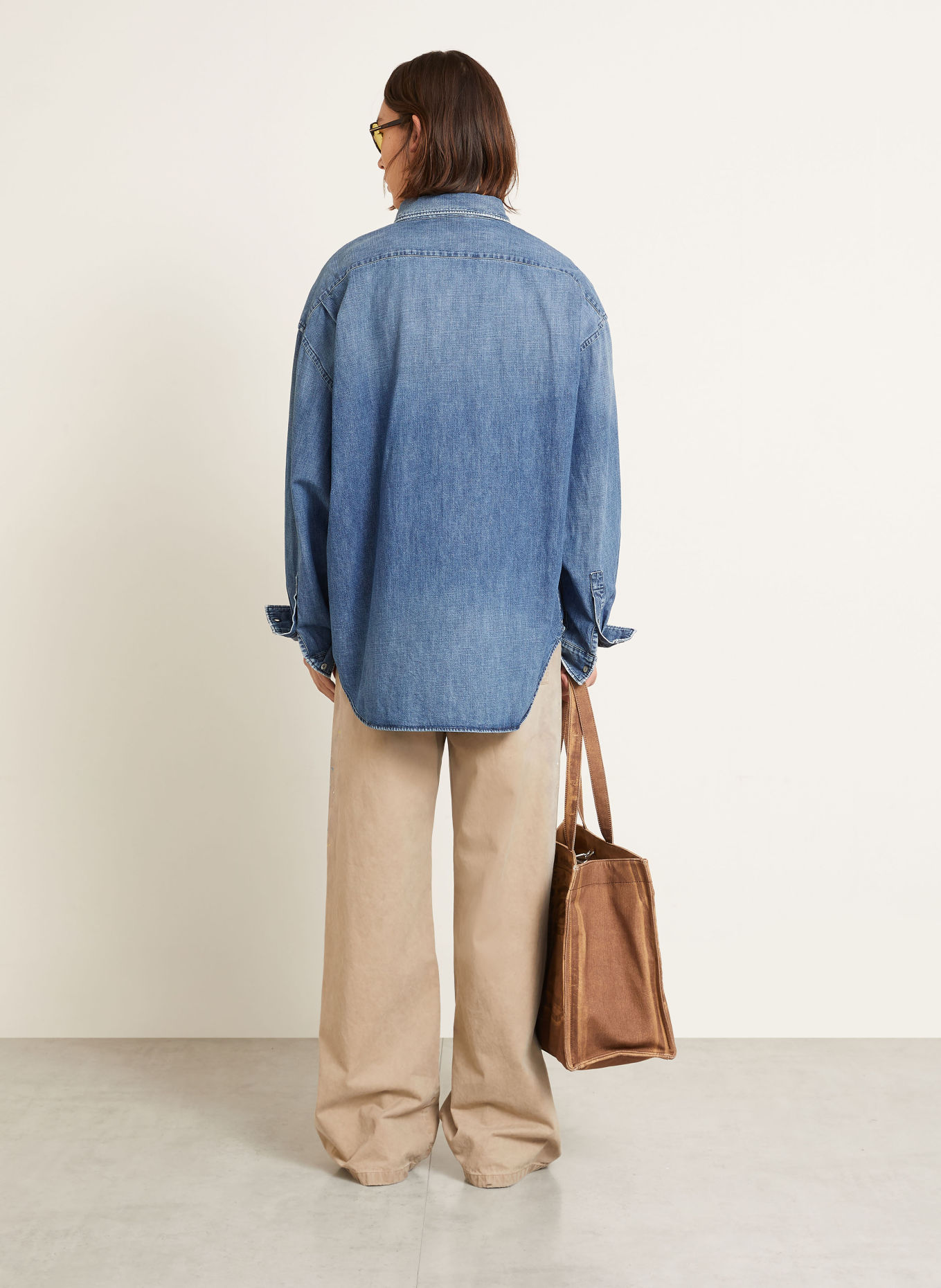 Acne Studios Jeanshemd Comfort Fit: BLAU