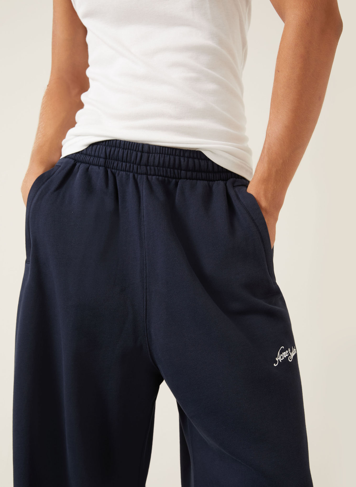 Acne Studios Sweatpants: DARK BLUE