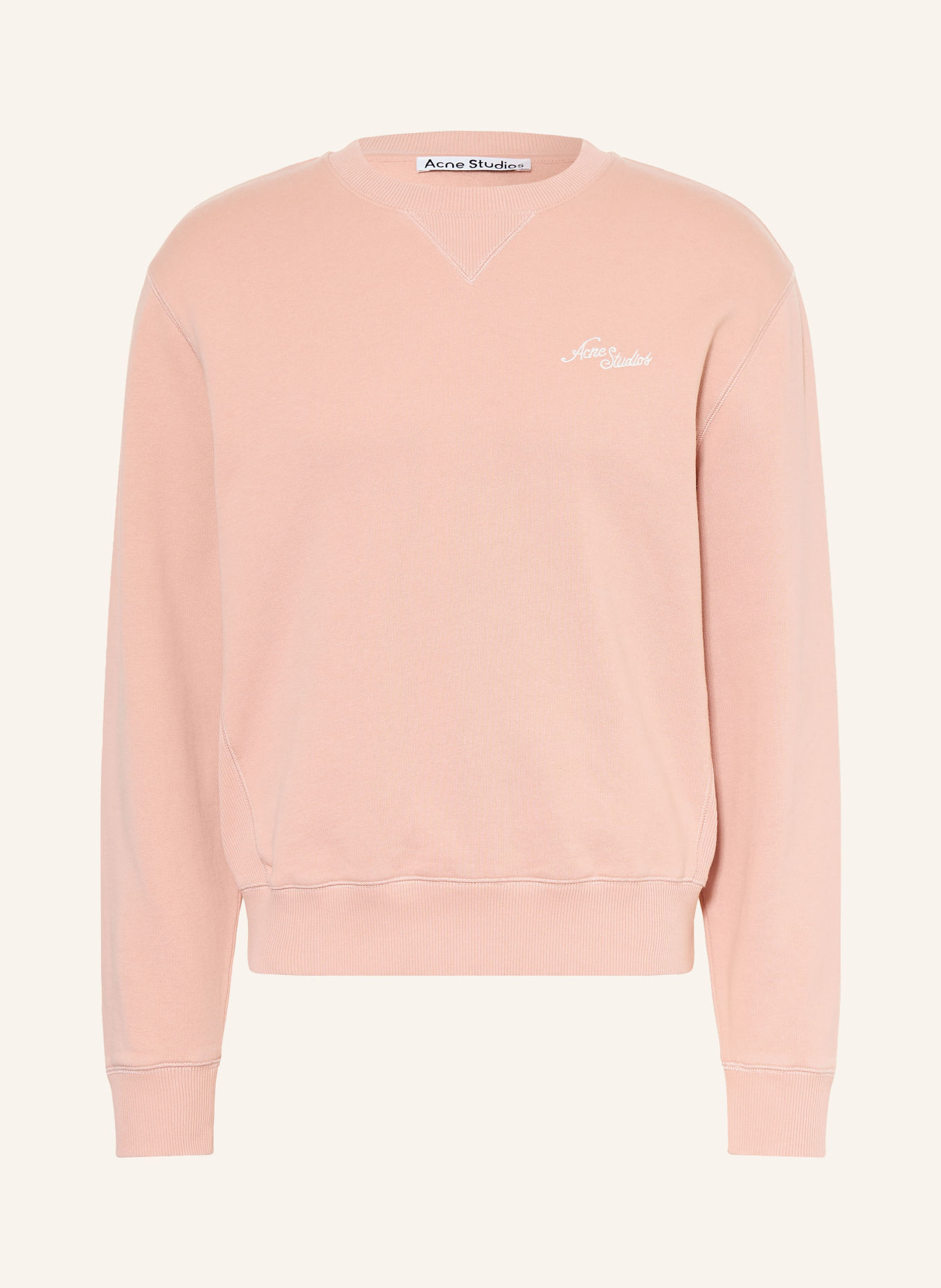 Acne Studios Sweatshirt: PINK / WHITE