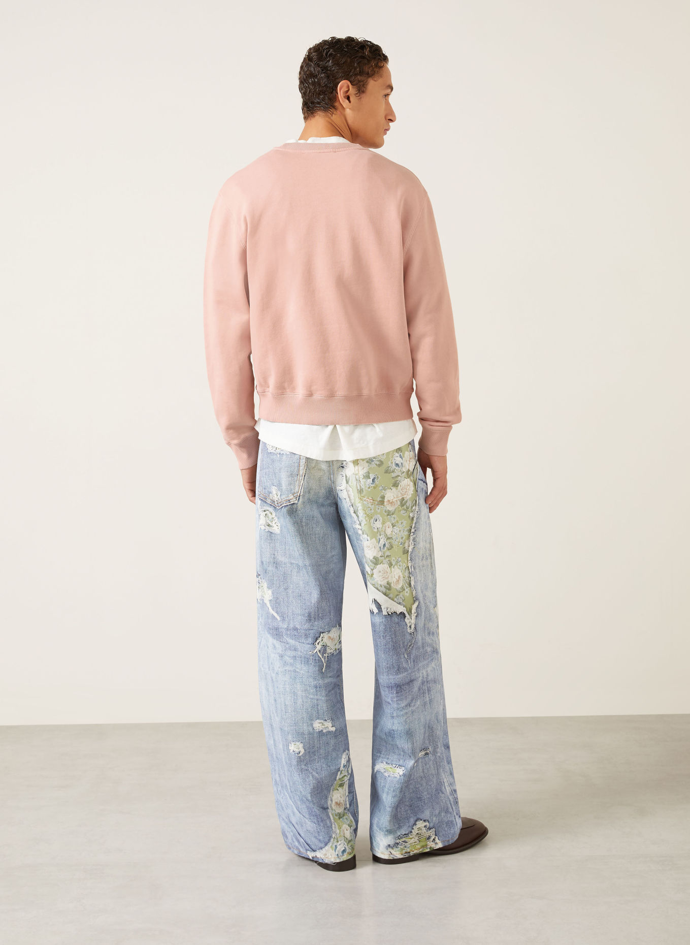 Acne Studios Sweatshirt: PINK / WHITE