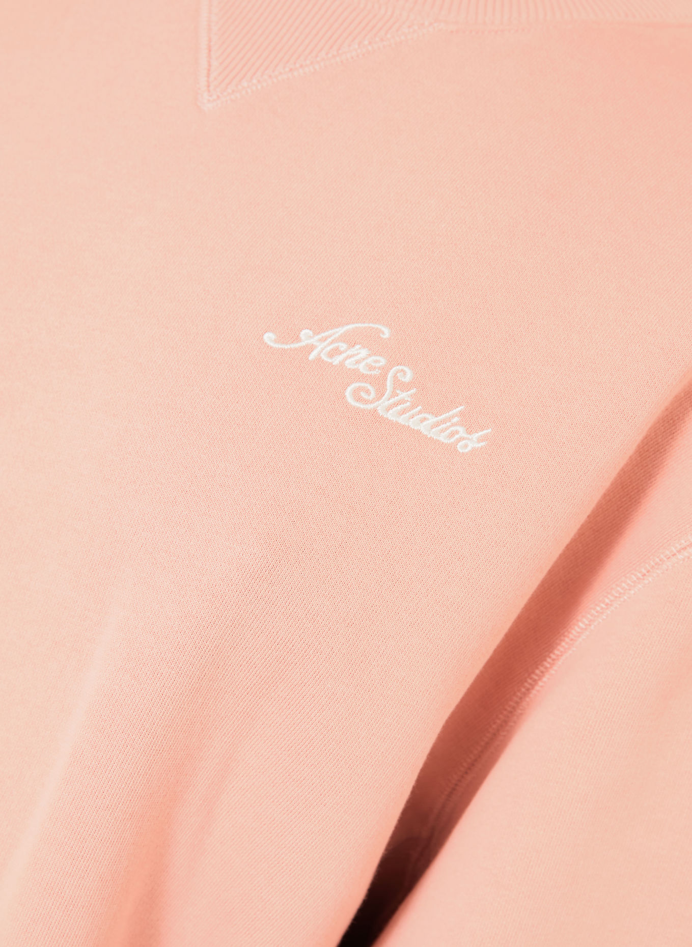 Acne Studios Sweatshirt: ROZE / WIT