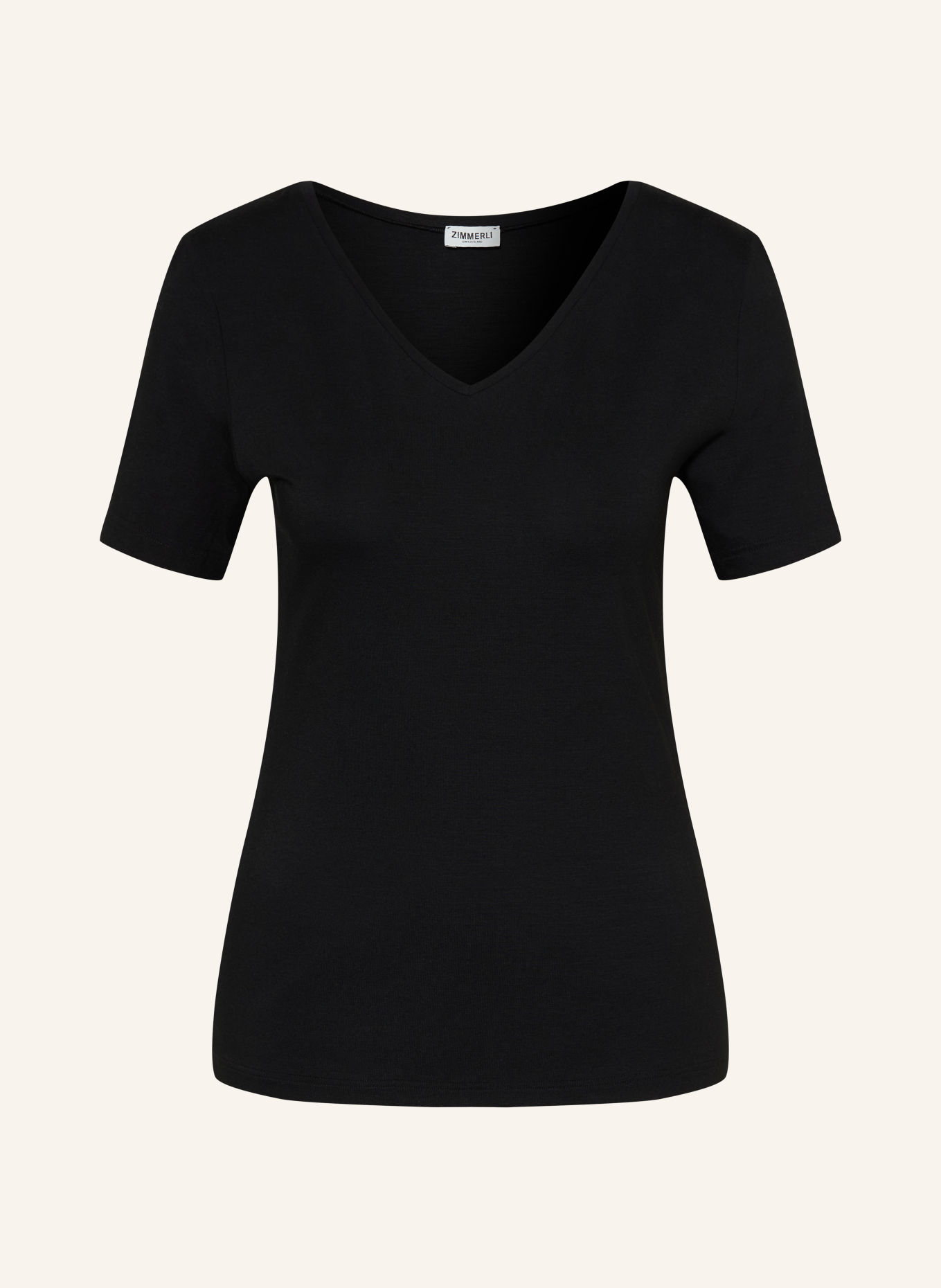 zimmerli T-shirt PURENESS: ZWART
