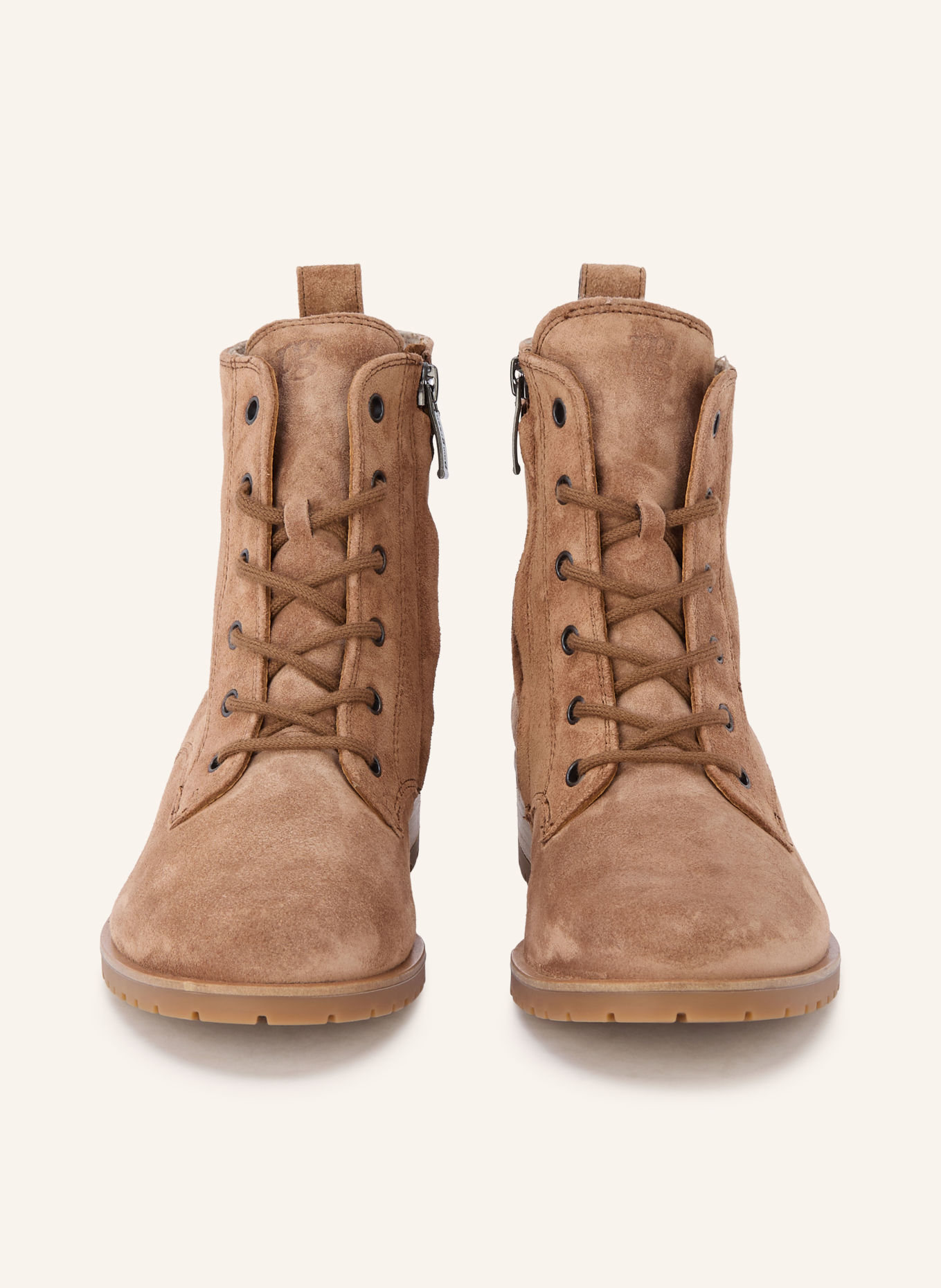 paul green Schnürboots: BRAUN