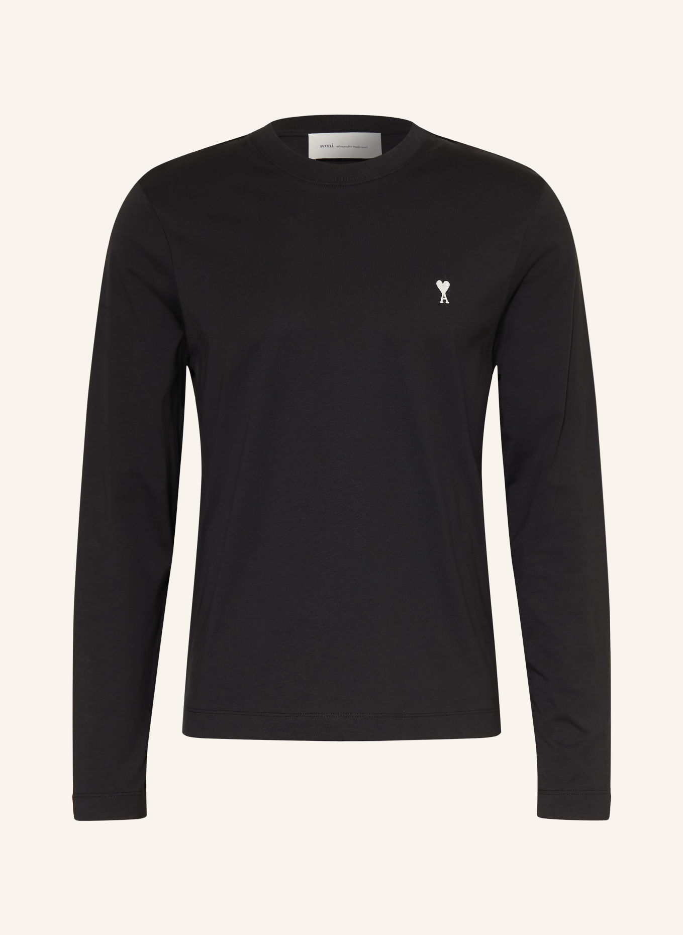 AMI PARIS Longsleeve: ZWART