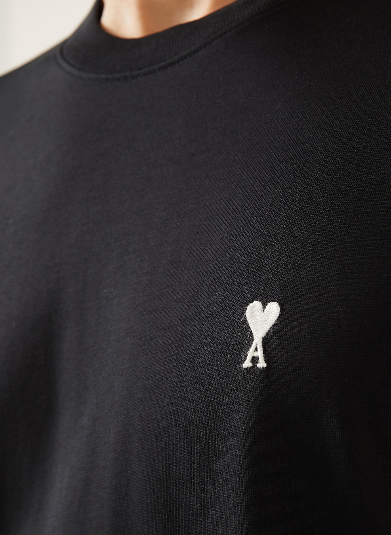 AMI PARIS Longsleeve: ZWART