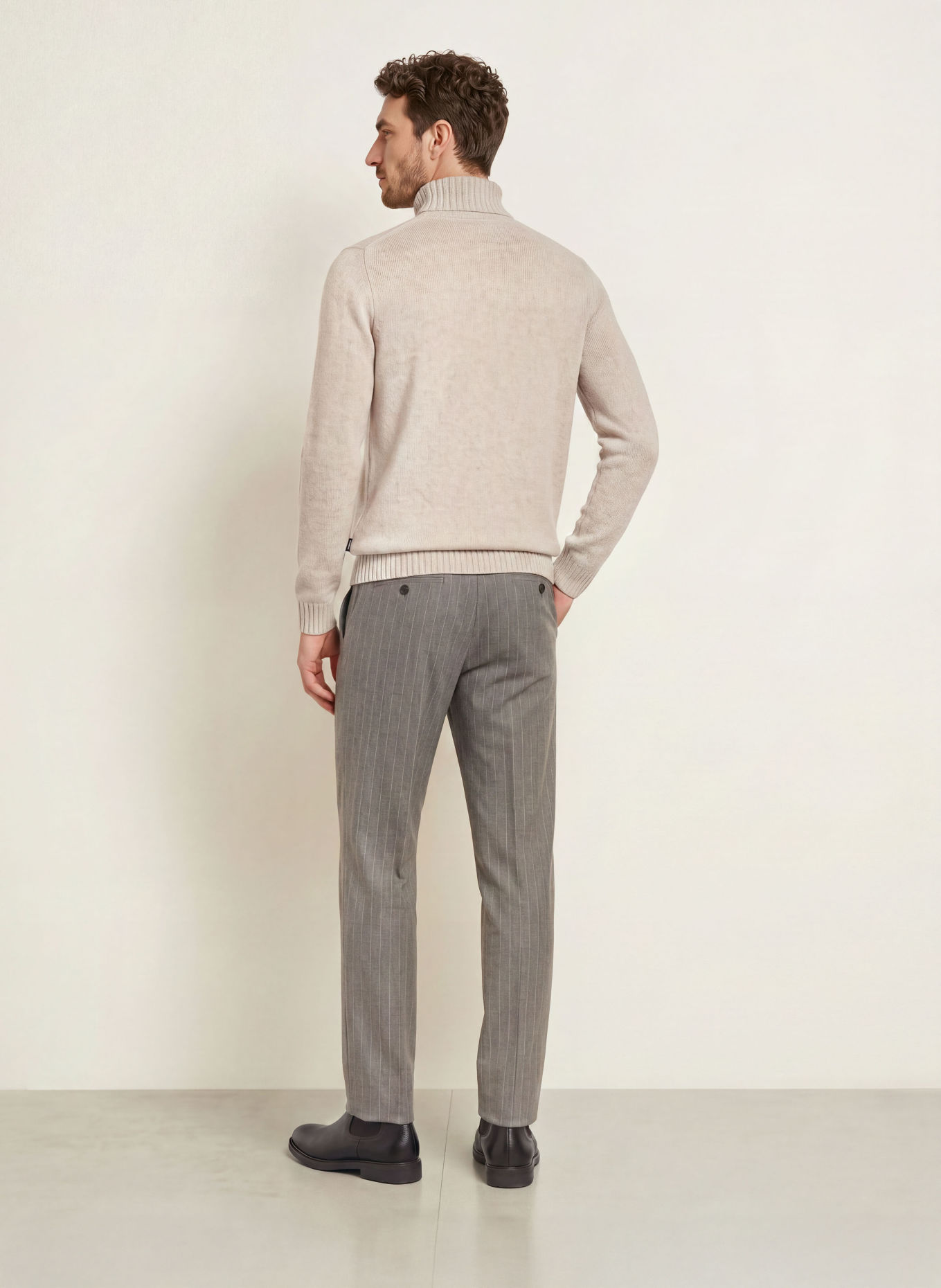 JOOP! LERENCY Turtleneck sweater: BEIGE