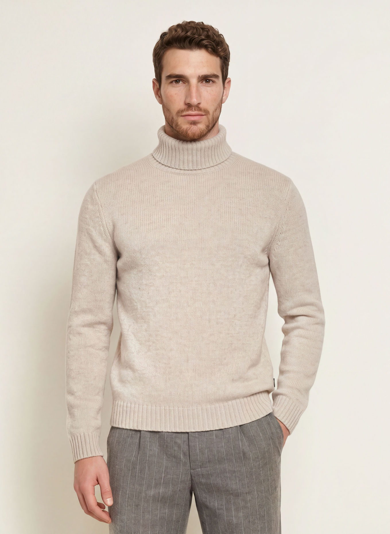 JOOP! LERENCY Turtleneck sweater: BEIGE