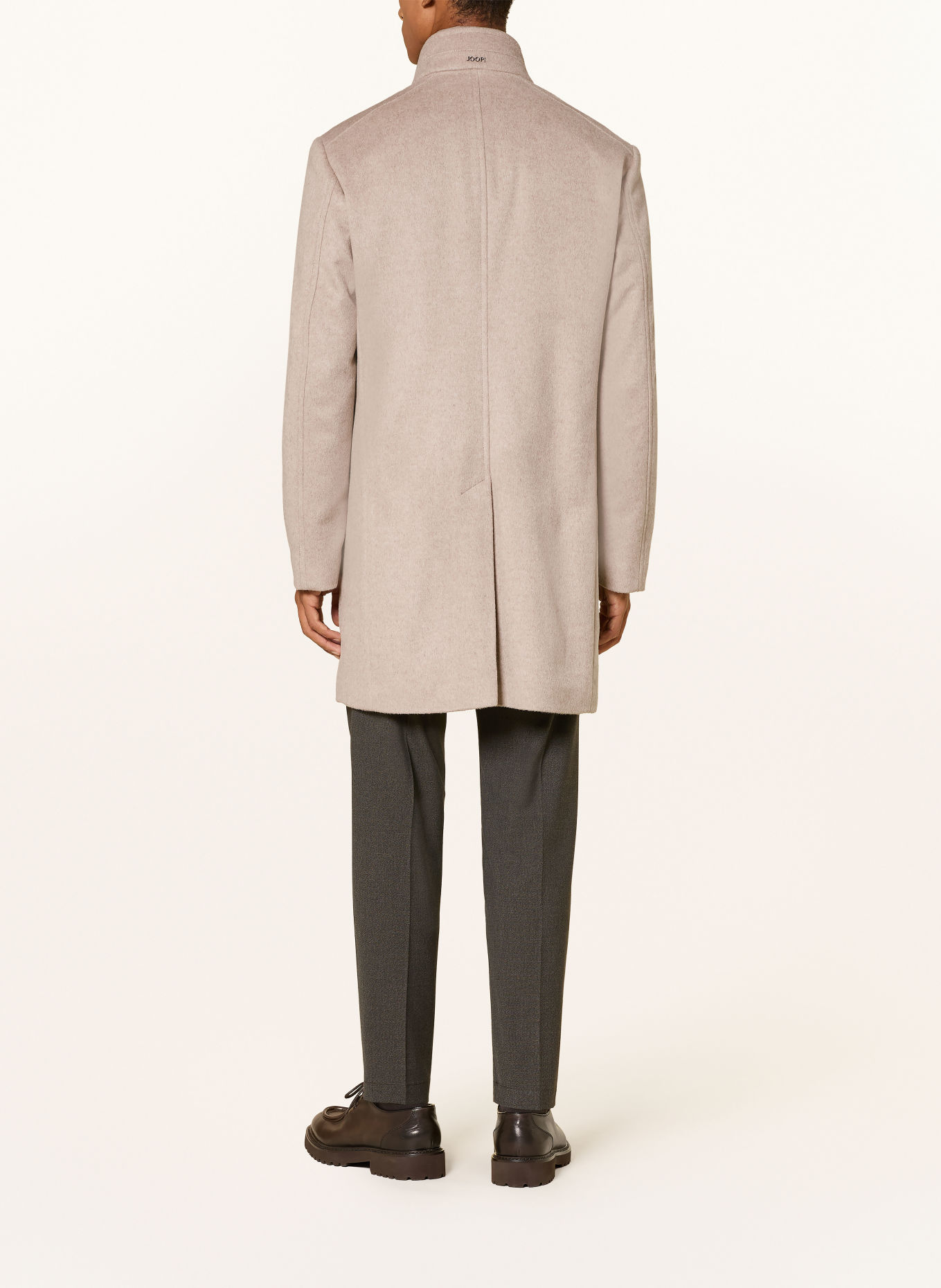 JOOP! Wollmantel MAIKO mit herausnehmbarer Blende: BEIGE