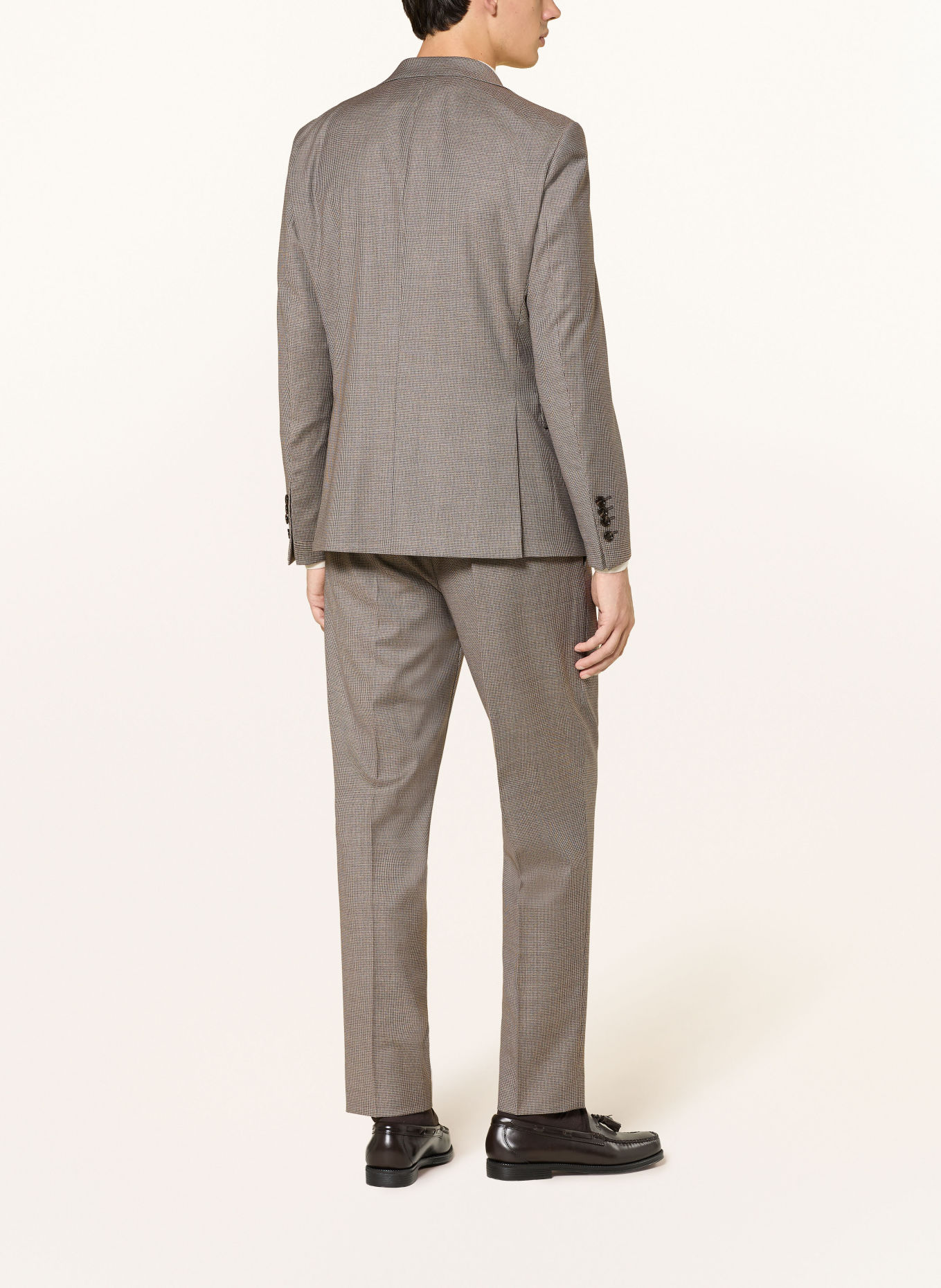 JOOP! Anzug HODGE-RENNET Slim Fit: BRAUN / BEIGE / SCHWARZ
