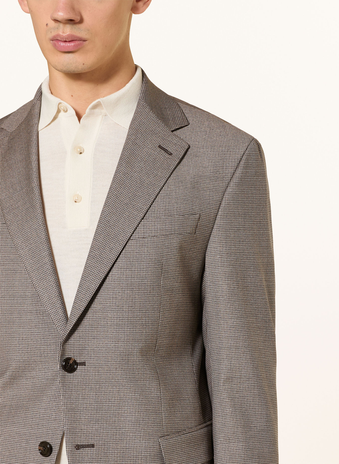 JOOP! Anzug HODGE-RENNET Slim Fit: BRAUN / BEIGE / SCHWARZ