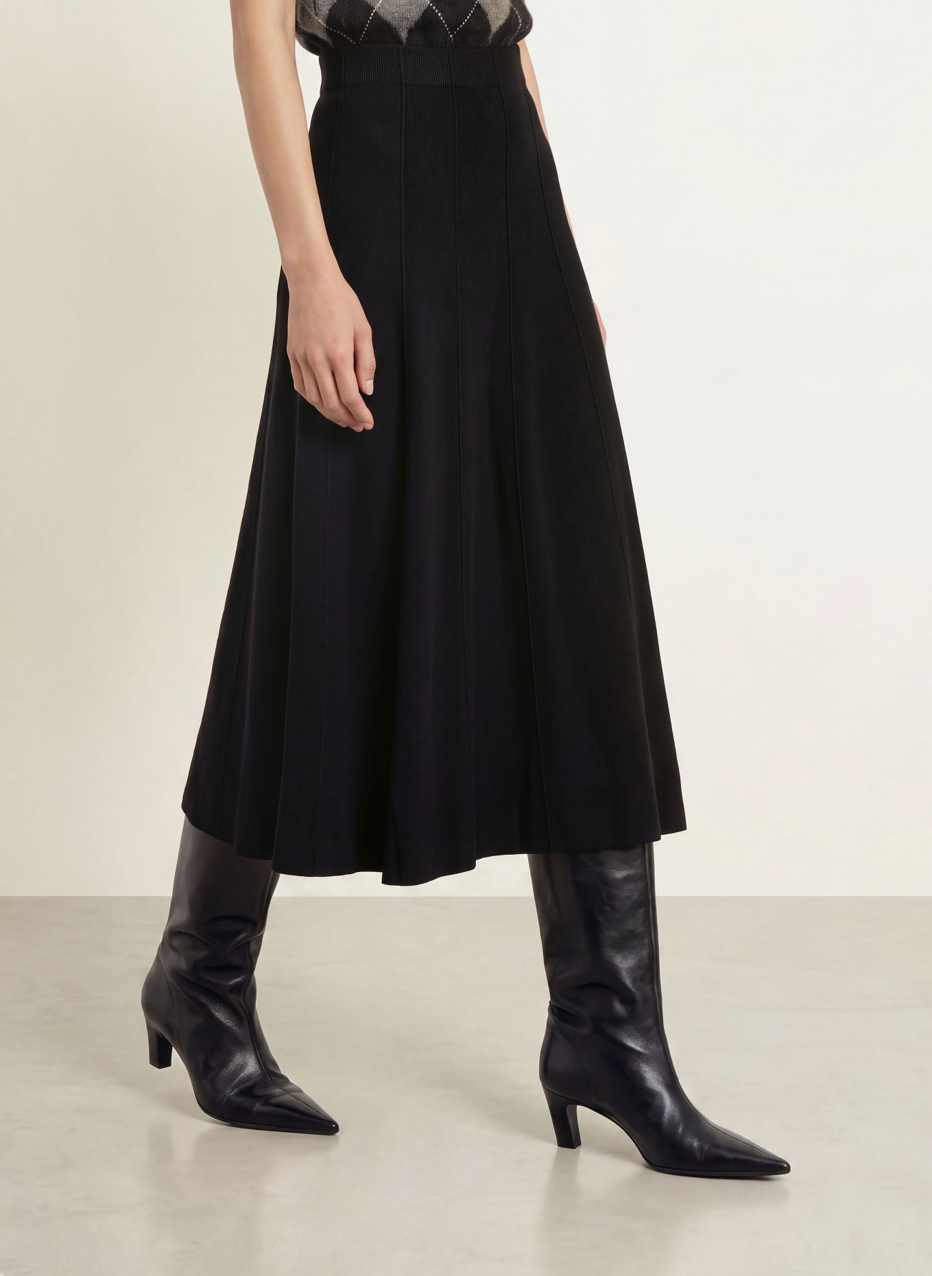 YERSE Strickrock ROSI: SCHWARZ