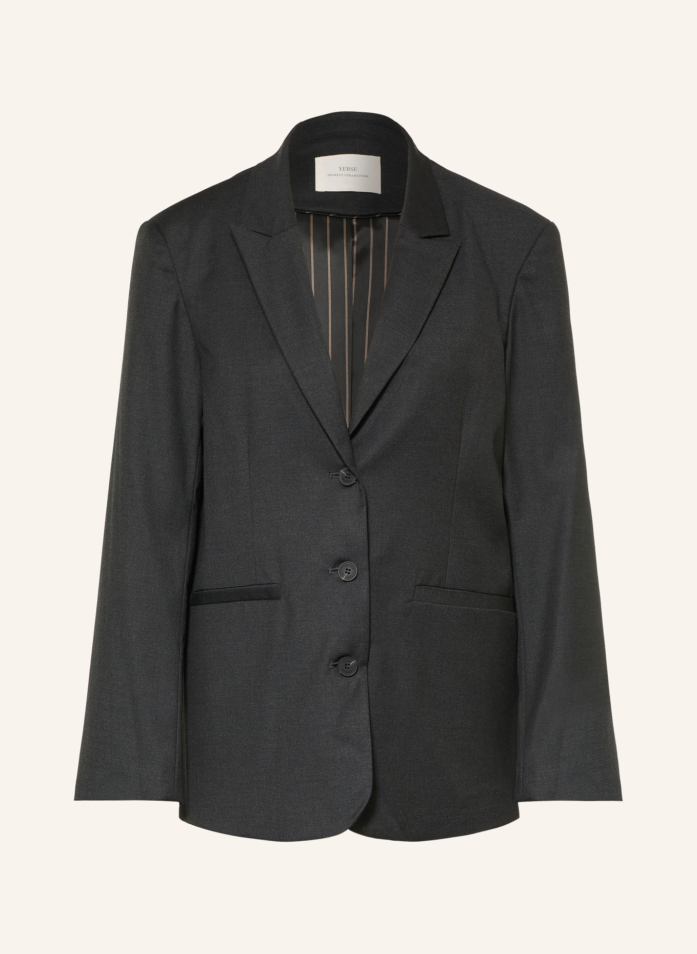 YERSE BARRY Blazer: DARK GRAY
