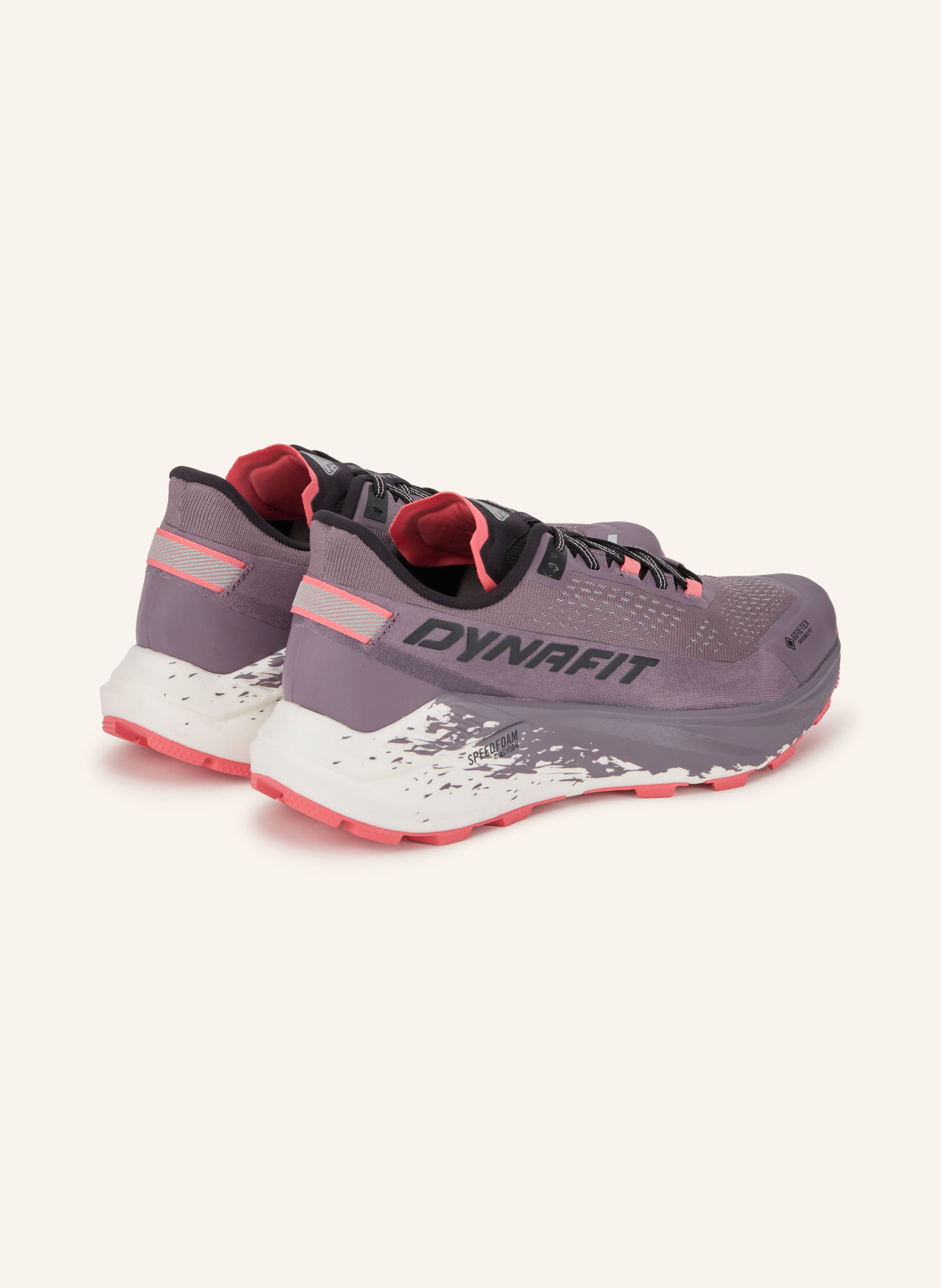 DYNAFIT ULTRA 100 V3 GTX Trail running shoes: PURPLE / NEON RED / BLACK