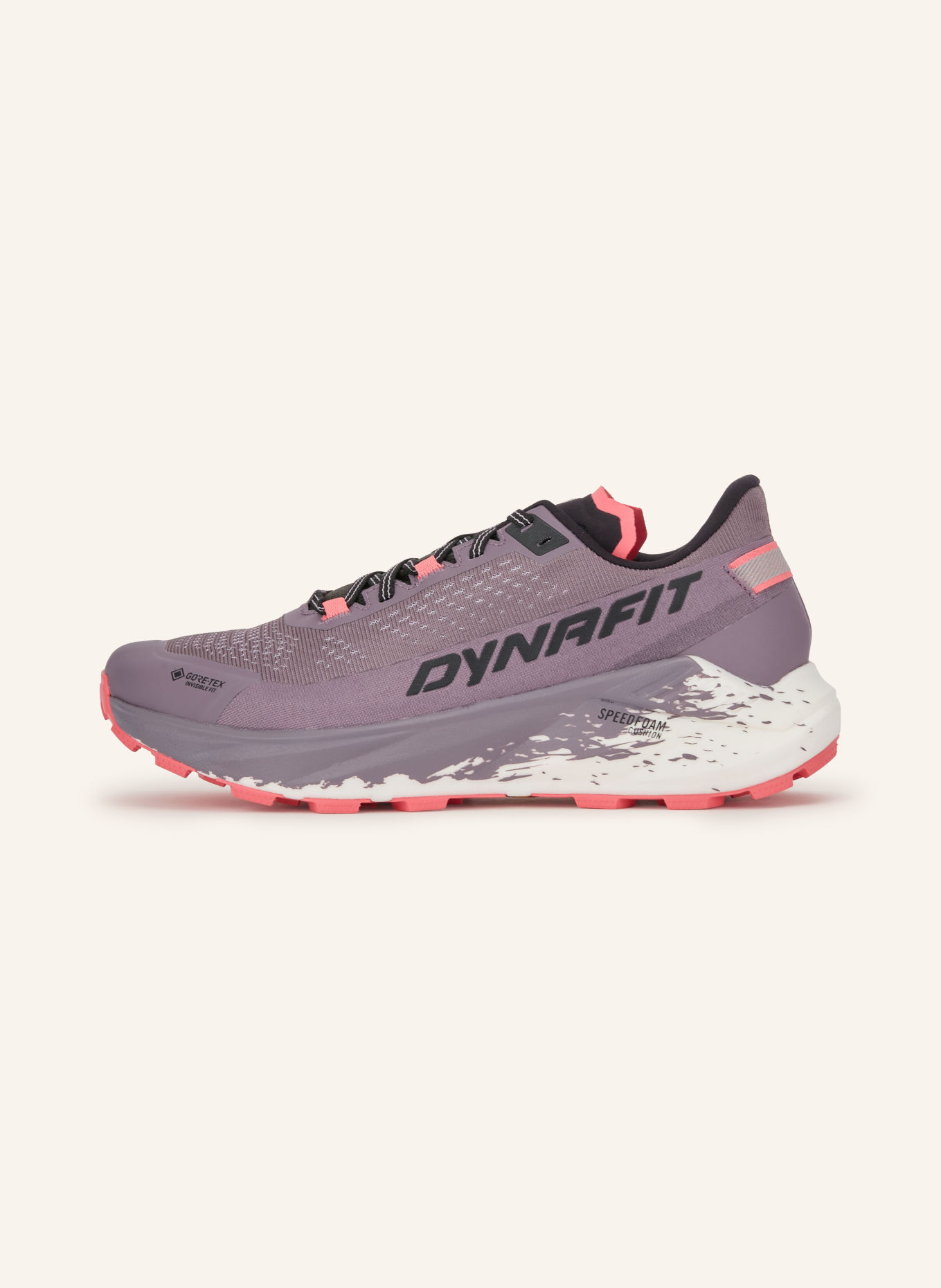 DYNAFIT ULTRA 100 V3 GTX Trail running shoes: PURPLE / NEON RED / BLACK