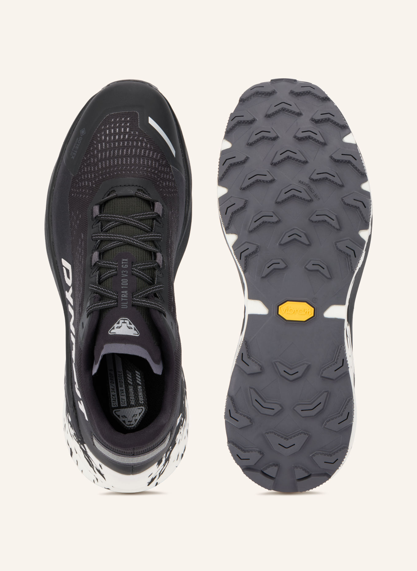 DYNAFIT ULTRA 100 V3 GTX Trail running shoes: BLACK / WHITE