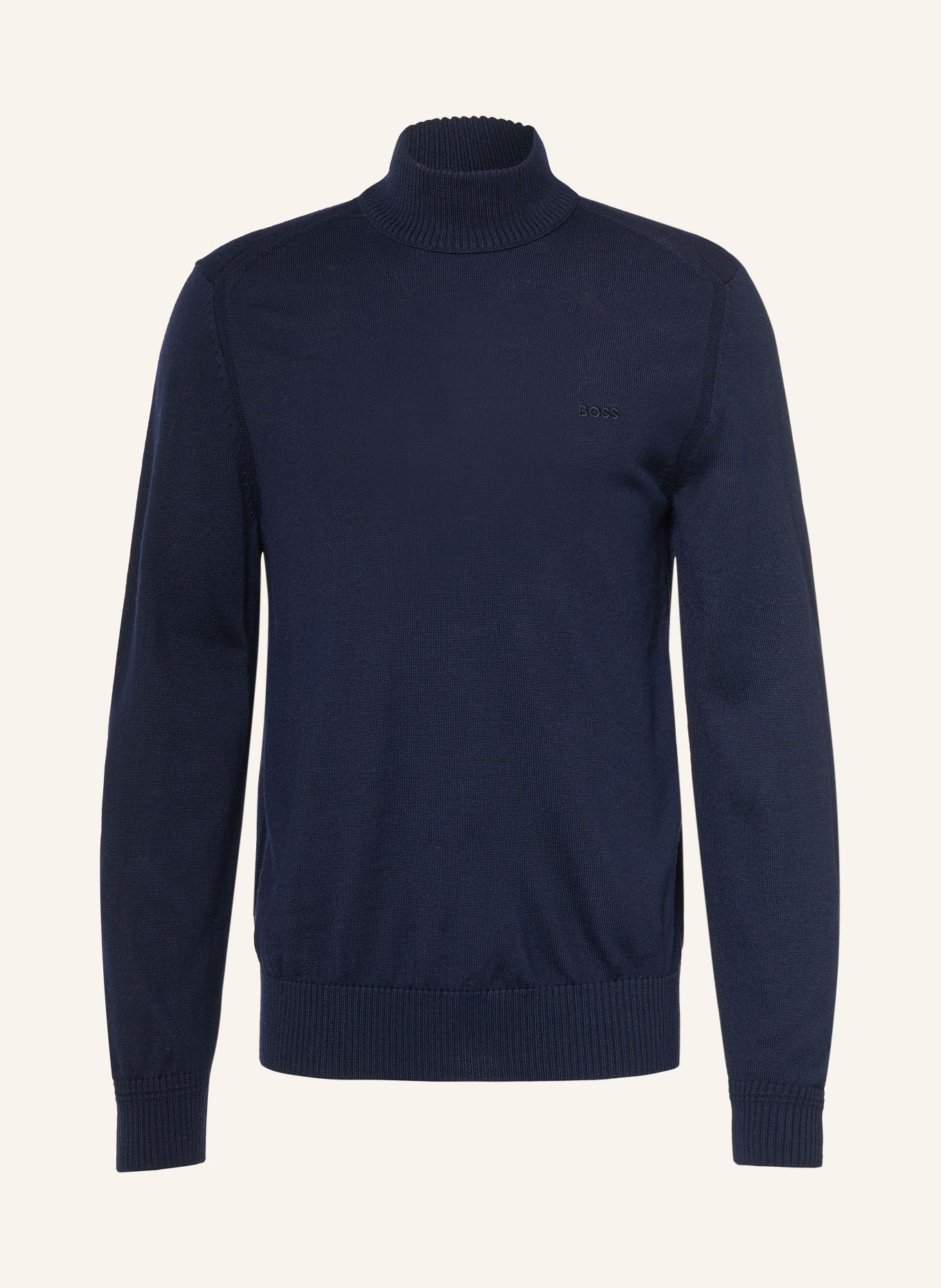BOSS Trui AVAC: DONKERBLAUW