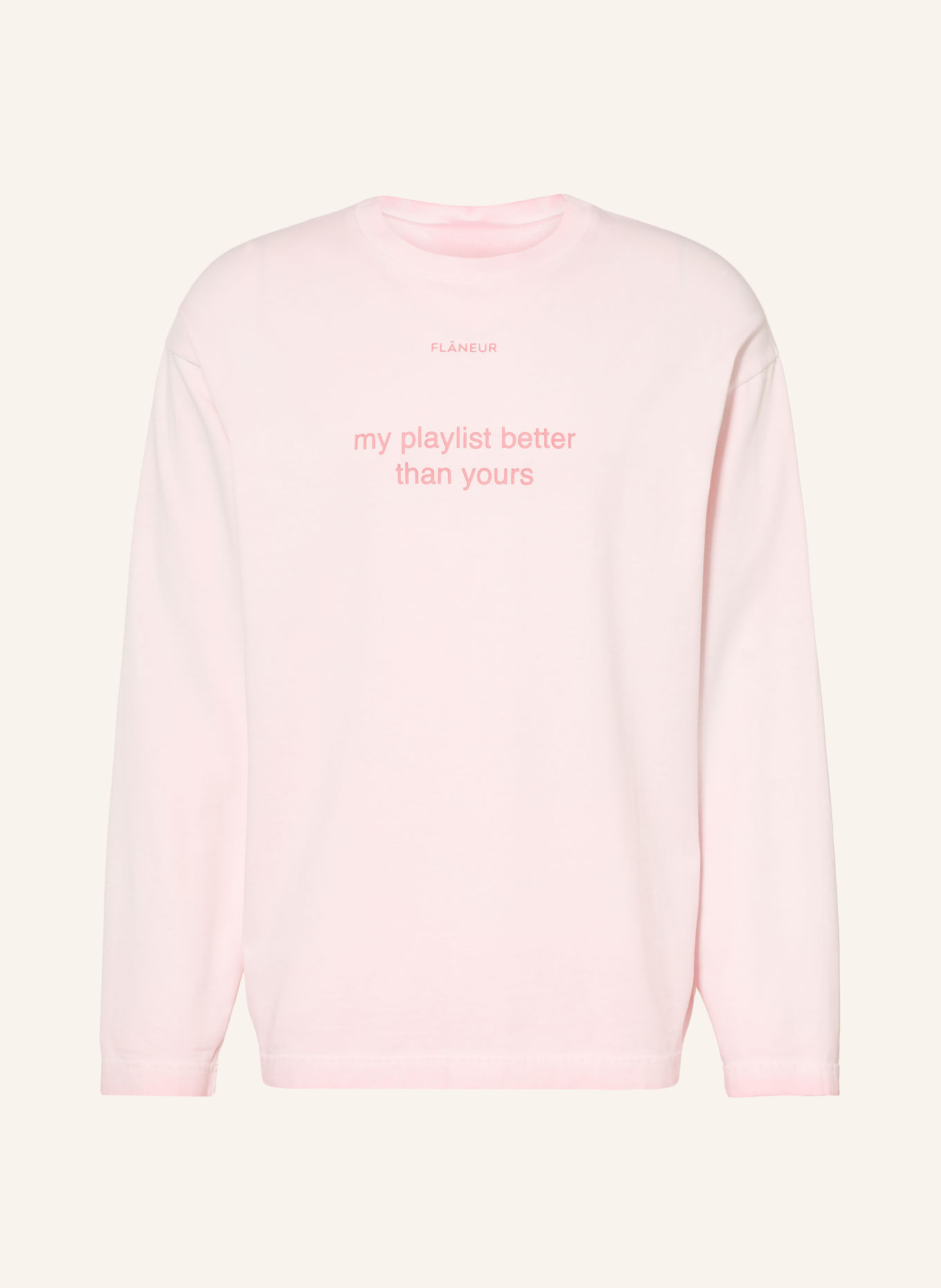 FLÂNEUR Long-sleeve shirt PLAYLIST: PINK