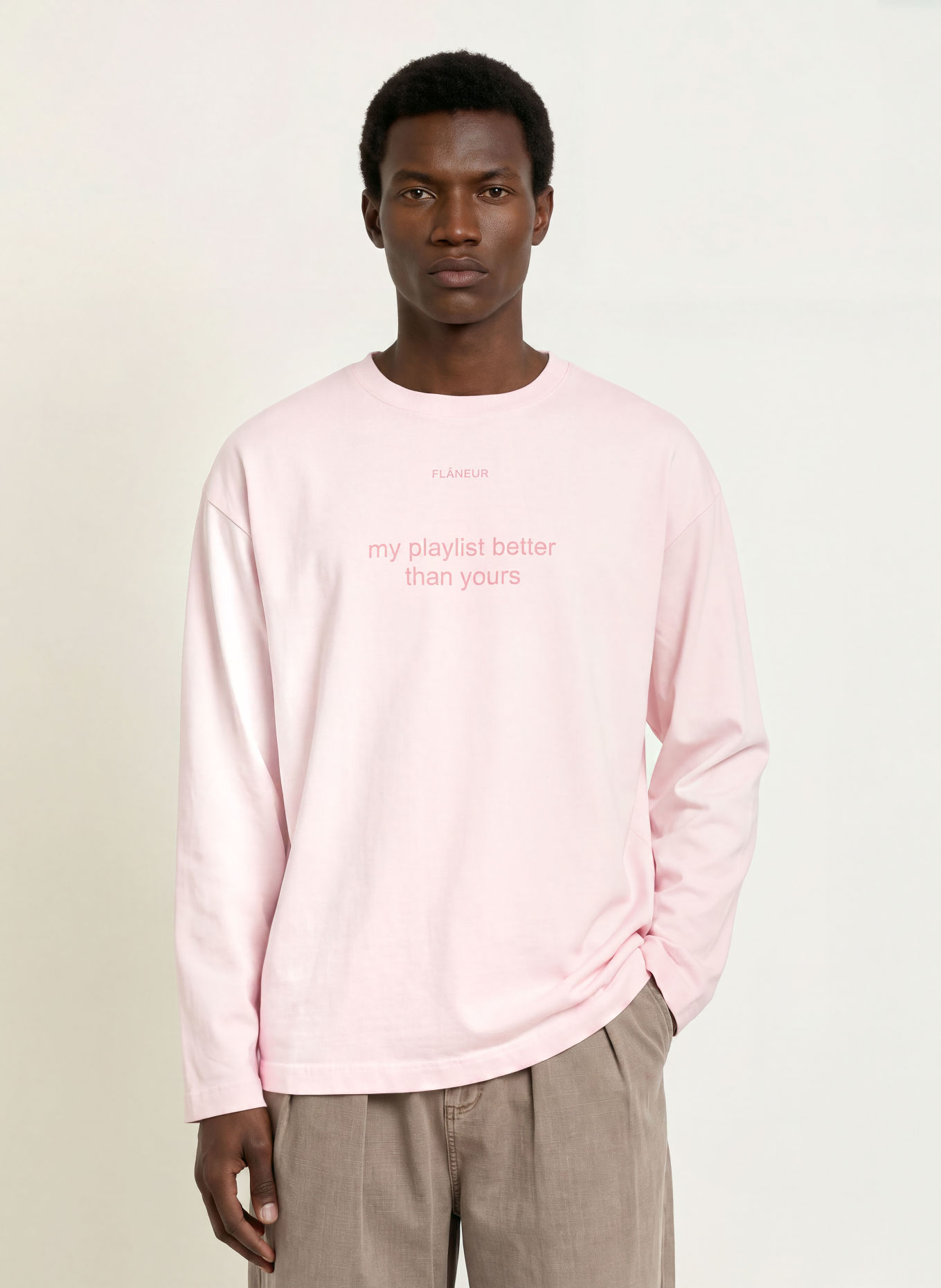 FLÂNEUR Long-sleeve shirt PLAYLIST: PINK