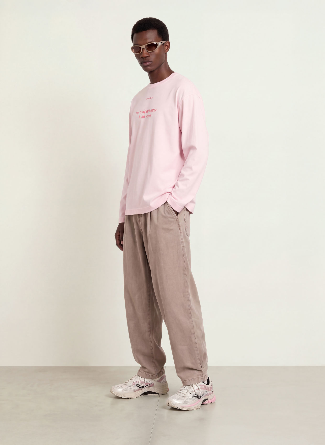 FLÂNEUR Long-sleeve shirt PLAYLIST: PINK