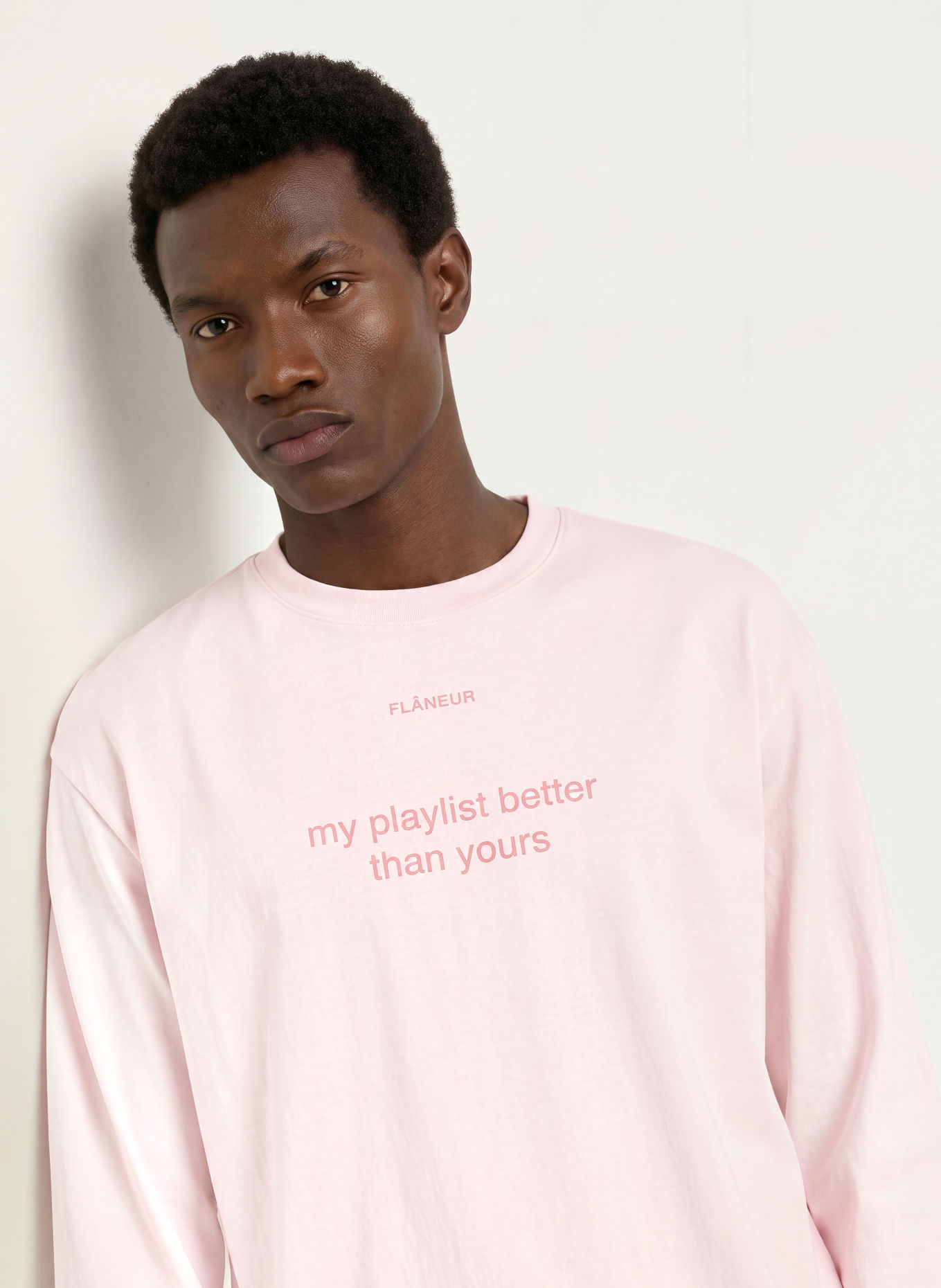 FLÂNEUR Long-sleeve shirt PLAYLIST: PINK