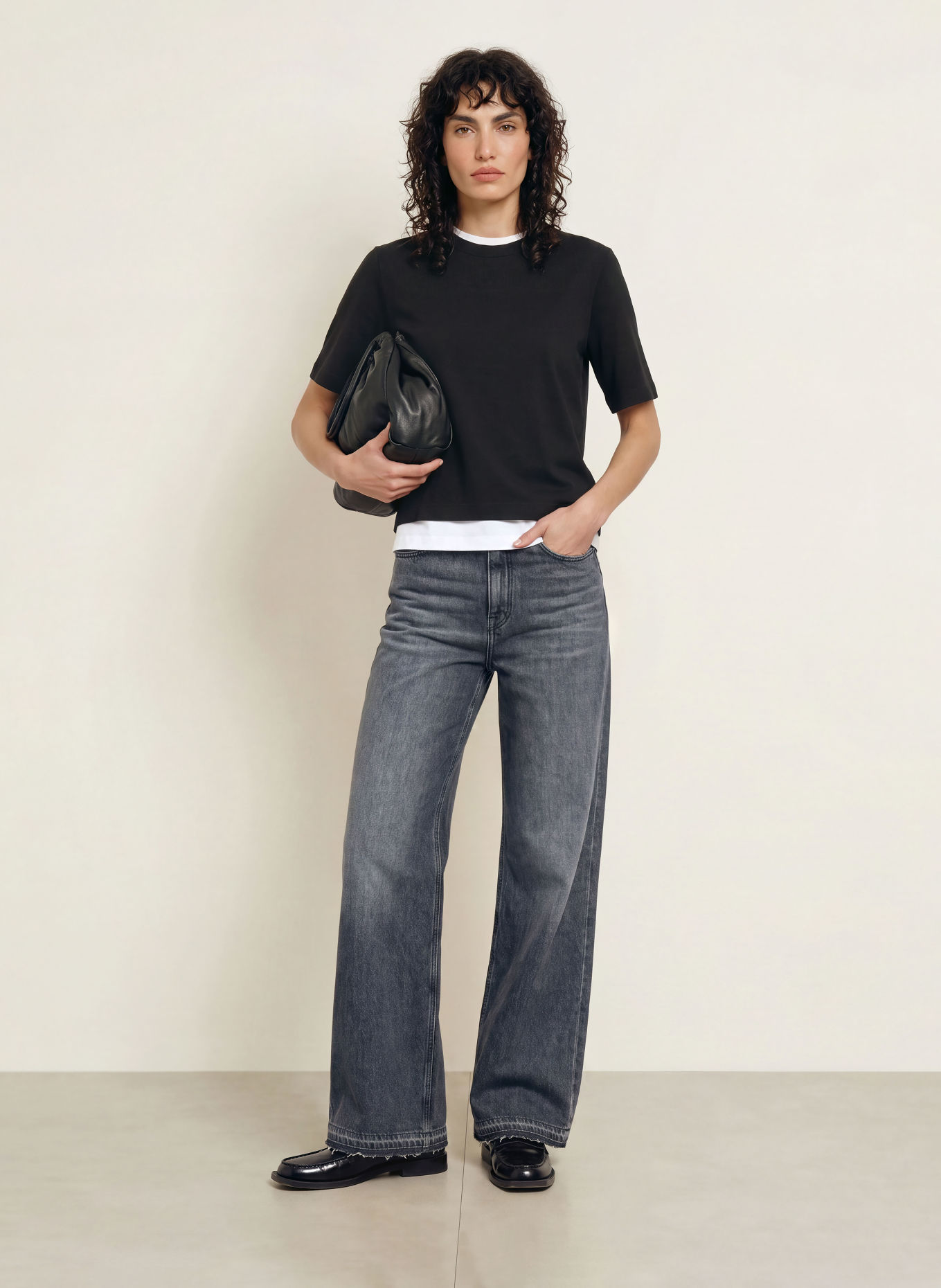DRYKORN QIRA T-shirt: BLACK