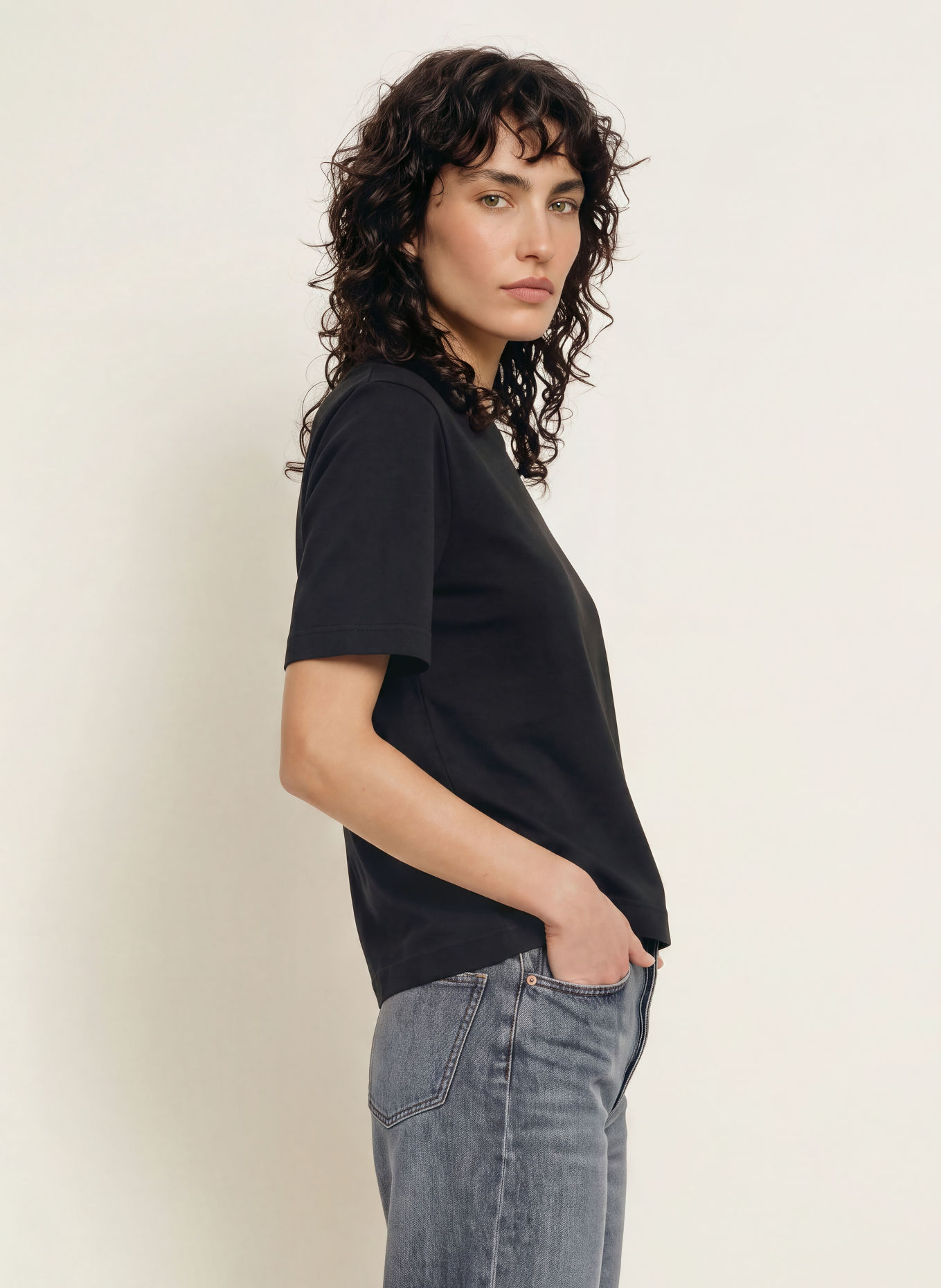 DRYKORN QIRA T-shirt: BLACK