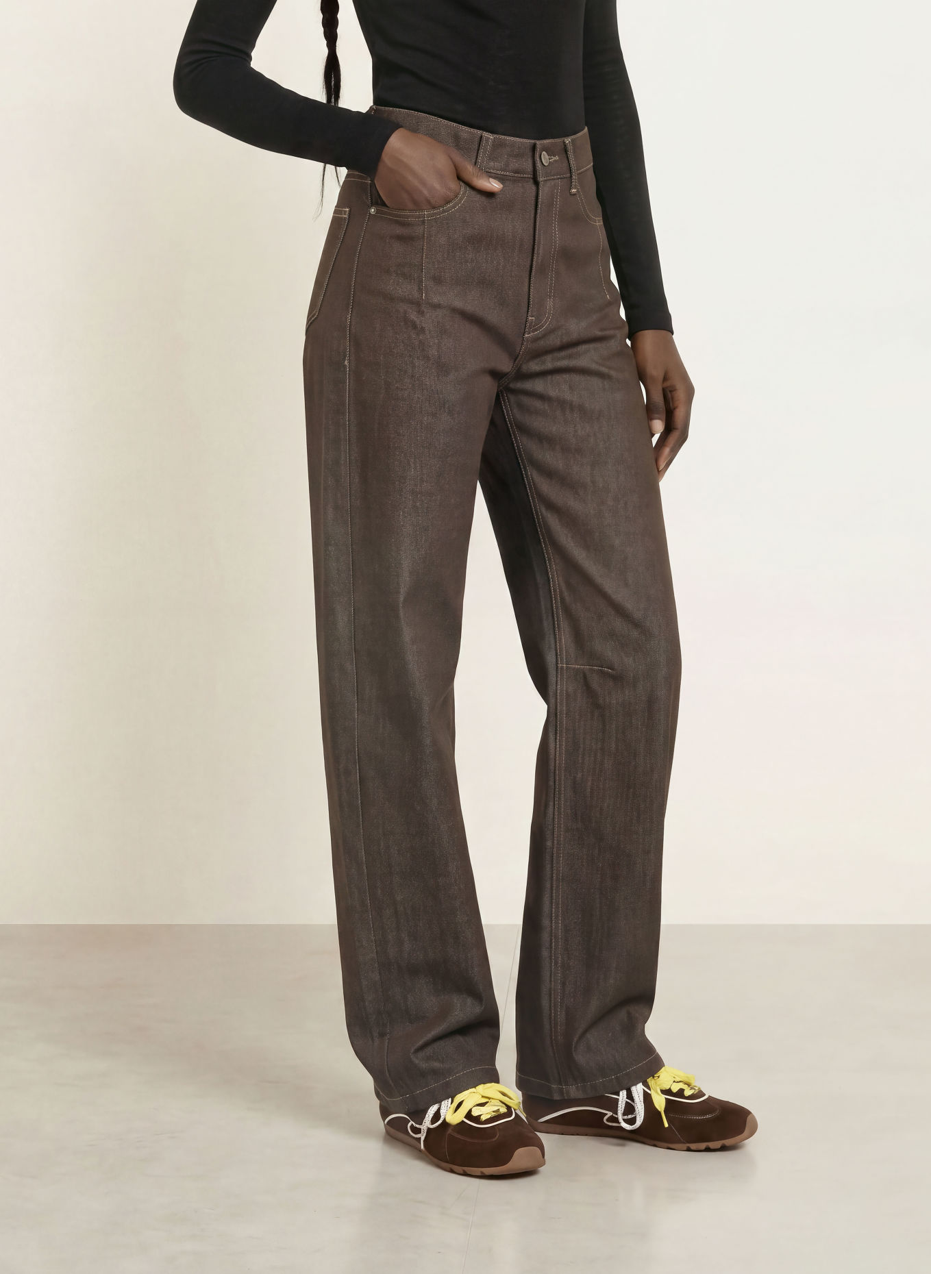 DRYKORN Barrel jeans LIABLE: 1115 braun