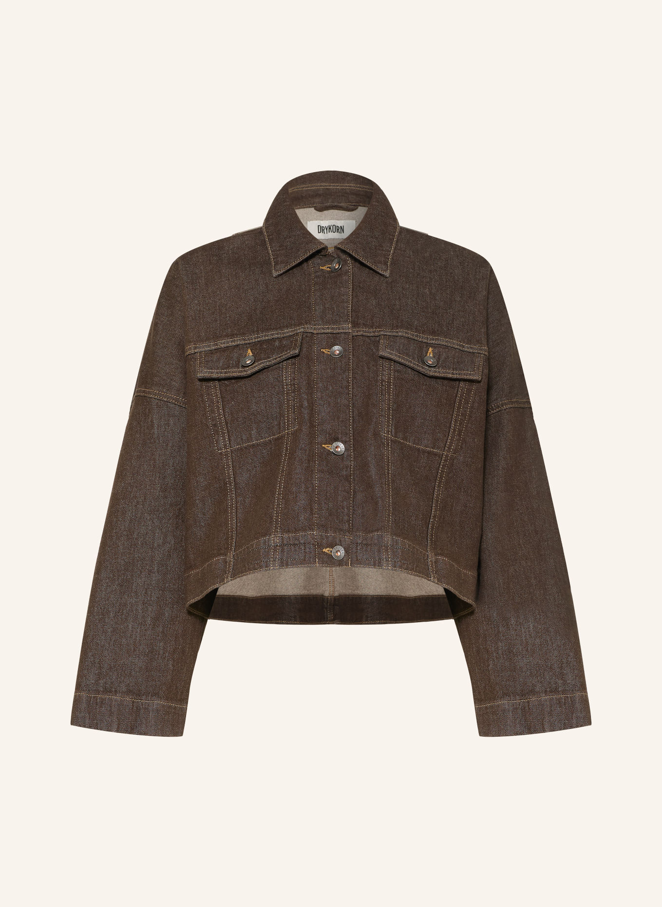 DRYKORN Jeansjacka HOLBROOKS: 1115 braun